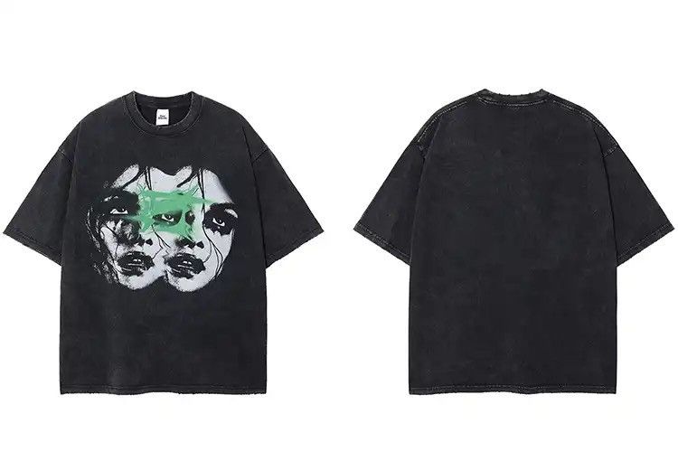Japanese Brand Double Faces Graphic T-Shirt Size US L / EU 52-54 / 3 - 2 Thumbnail