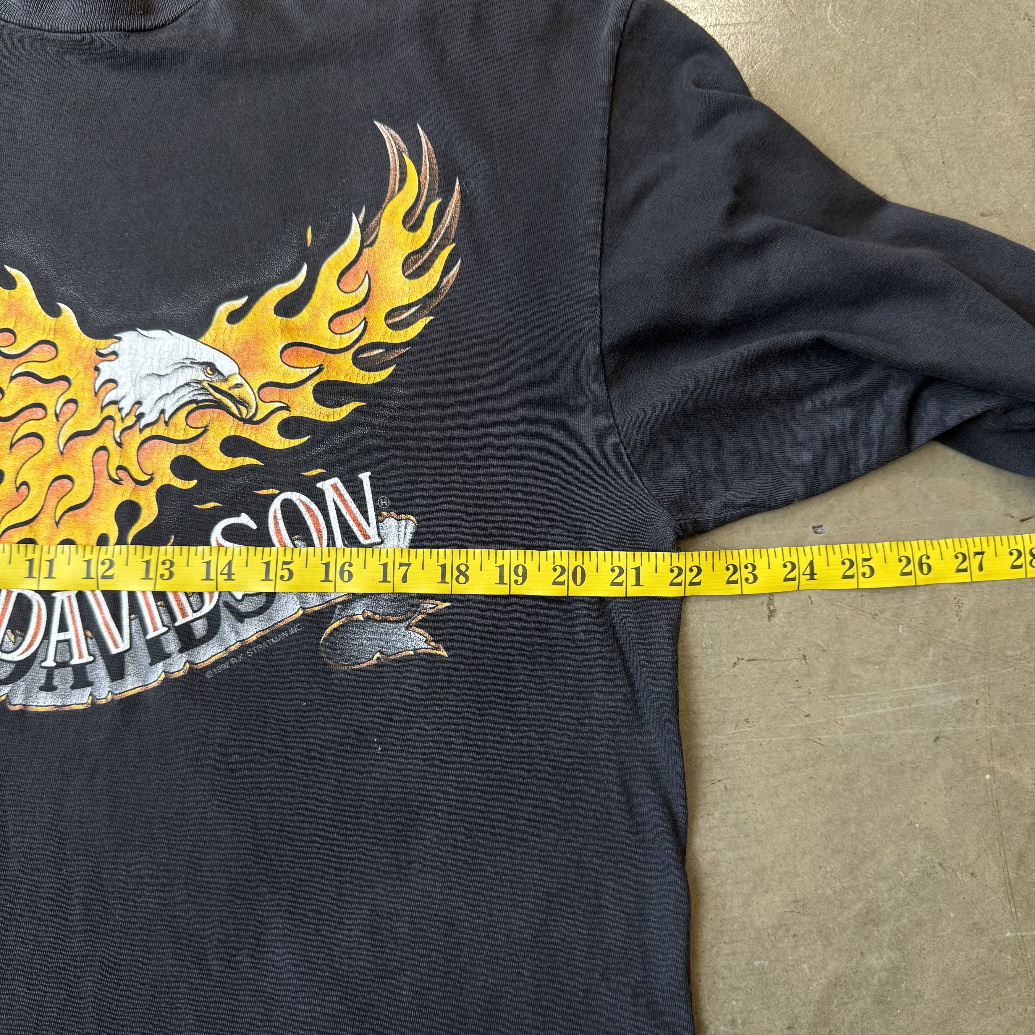 Harley Davidson Vintage Harley Davidson Flame Longsleeve 1992 New Jersey Size US L / EU 52-54 / 3 - 4 Thumbnail