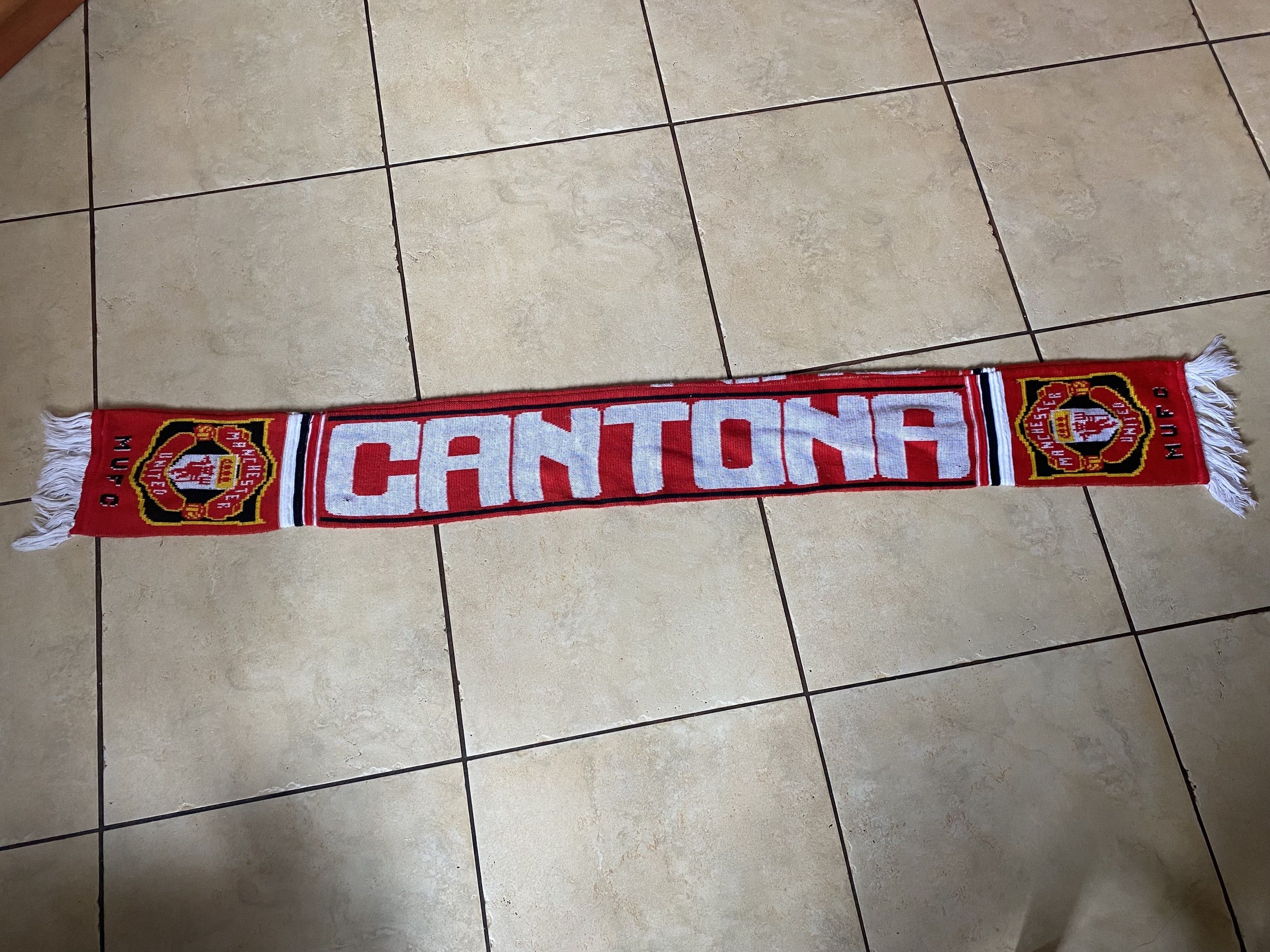 Other Football scarf MANCHESTER UNITED - CANTONA - UNIQUE Size ONE SIZE - 2 Thumbnail