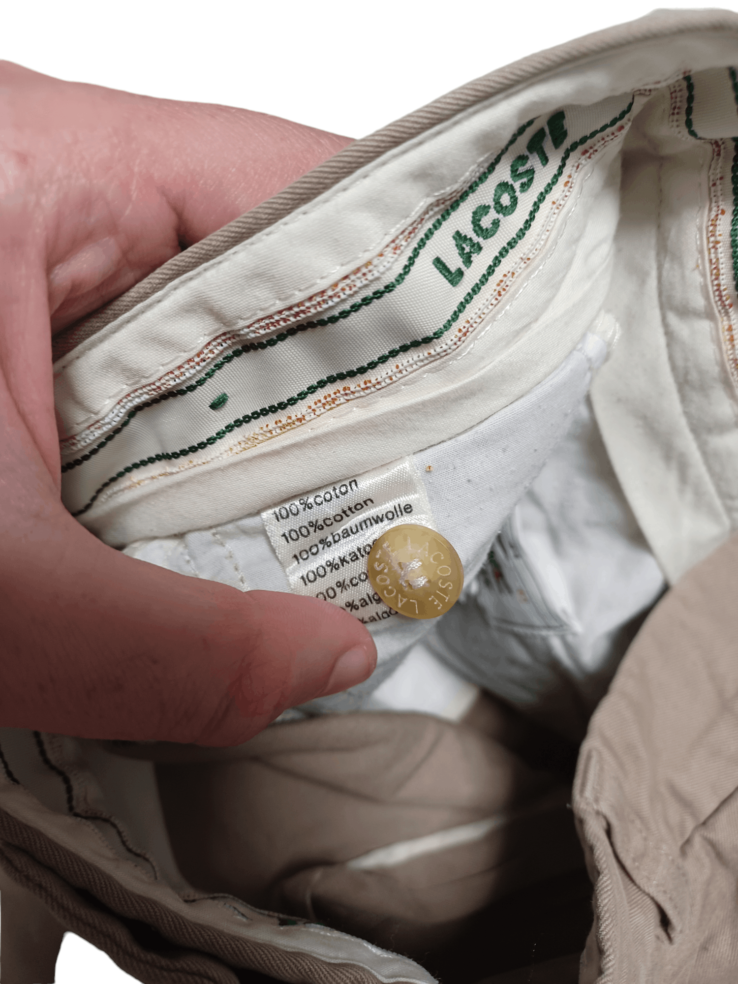 Lacoste LACOSTE VINTAGE 80S OR 90S BAGGY SHORTS OLDMONEY Size US 34 / EU 50 - 5 Thumbnail