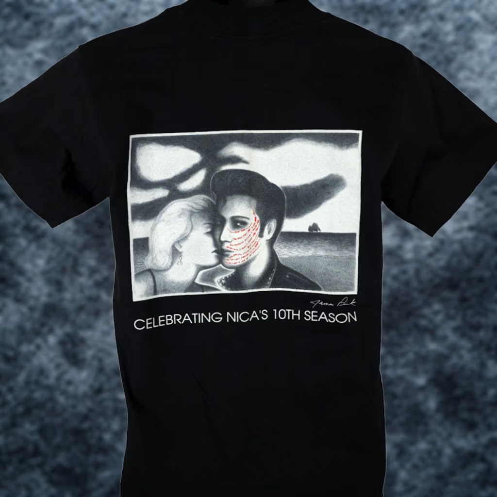 Vintage VINTAGE Elvis Presley Blue Moon T Shirt Mens Size Medium Black 80s Made In USA Size US M / EU 48-50 / 2 - 1 Thumbnail