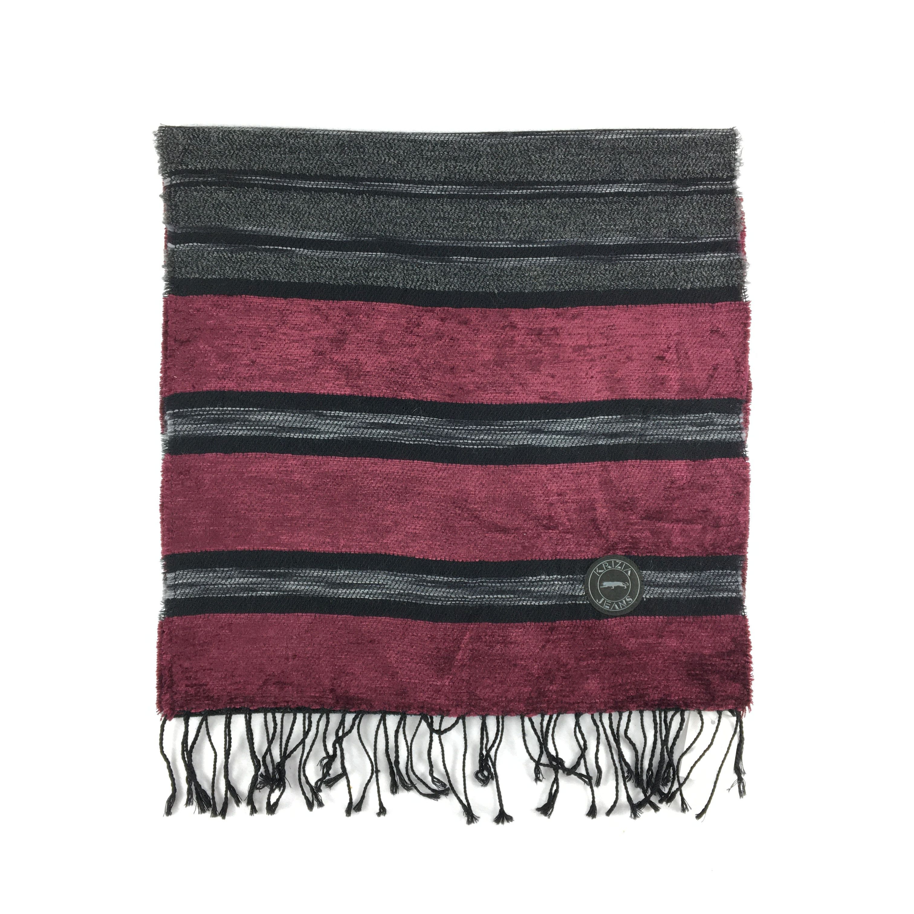 Krizia Uomo Vintage Kriza Jeans Scarf Muffler Wool Cashmere Scarves . Size ONE SIZE - 3 Thumbnail