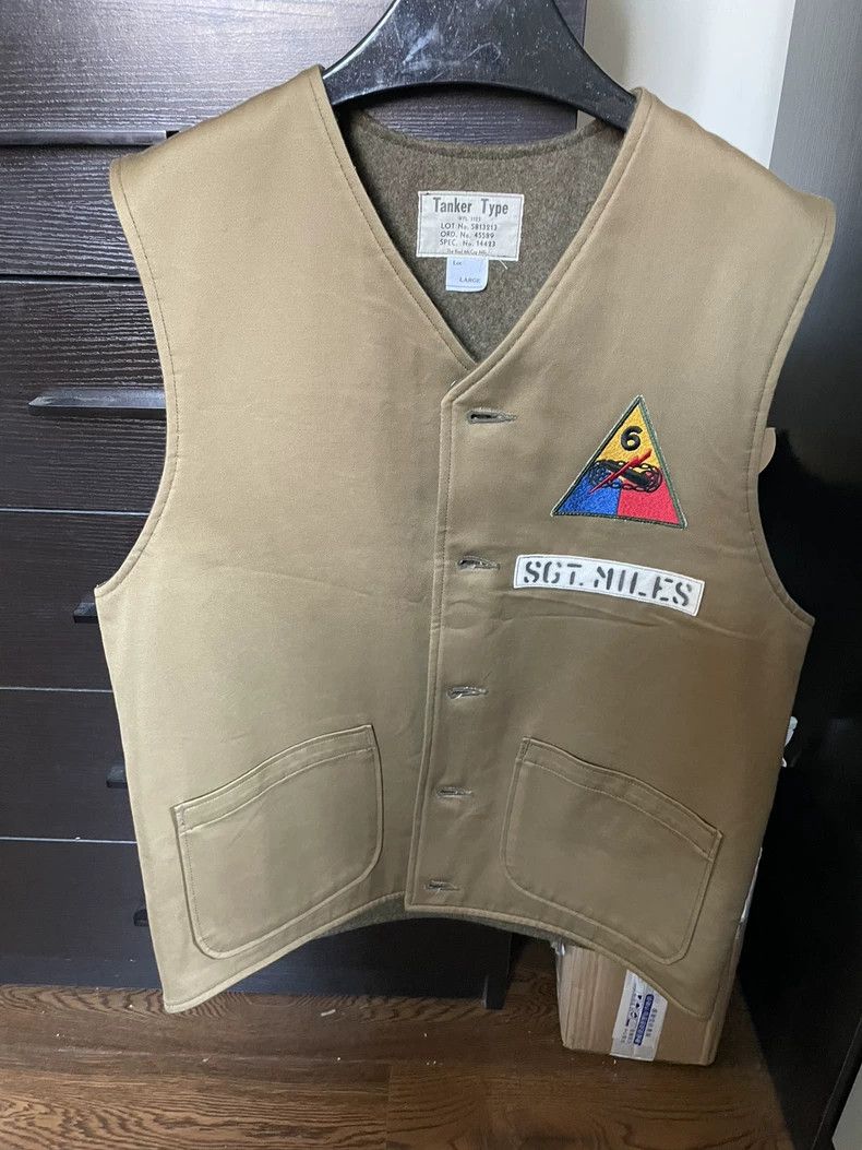 071◆THE REAL McCOY'S ALPACA VEST MJ19105 The Real McCoy's MJ19105 Alpaca Pile-Lined Vest | Grailed