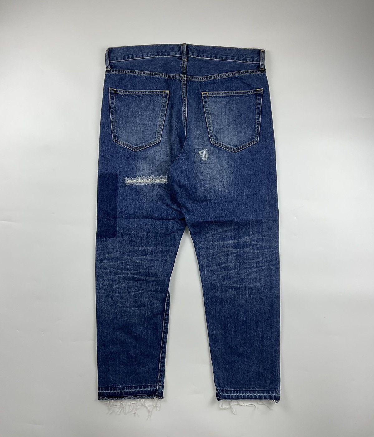 Junya Watanabe Junya Watanabe Distressed Patchwork Denim Size US 34 / EU 50 - 2 Thumbnail