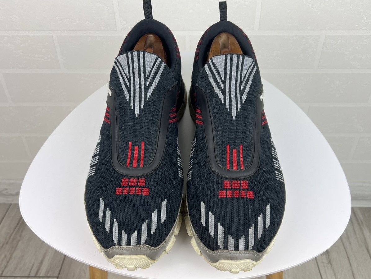 Prada PRADA MILANO Sneakers Low Top CROSSECTION Knit Pattern Shoes Size US 12 / EU 45 - 10 Thumbnail