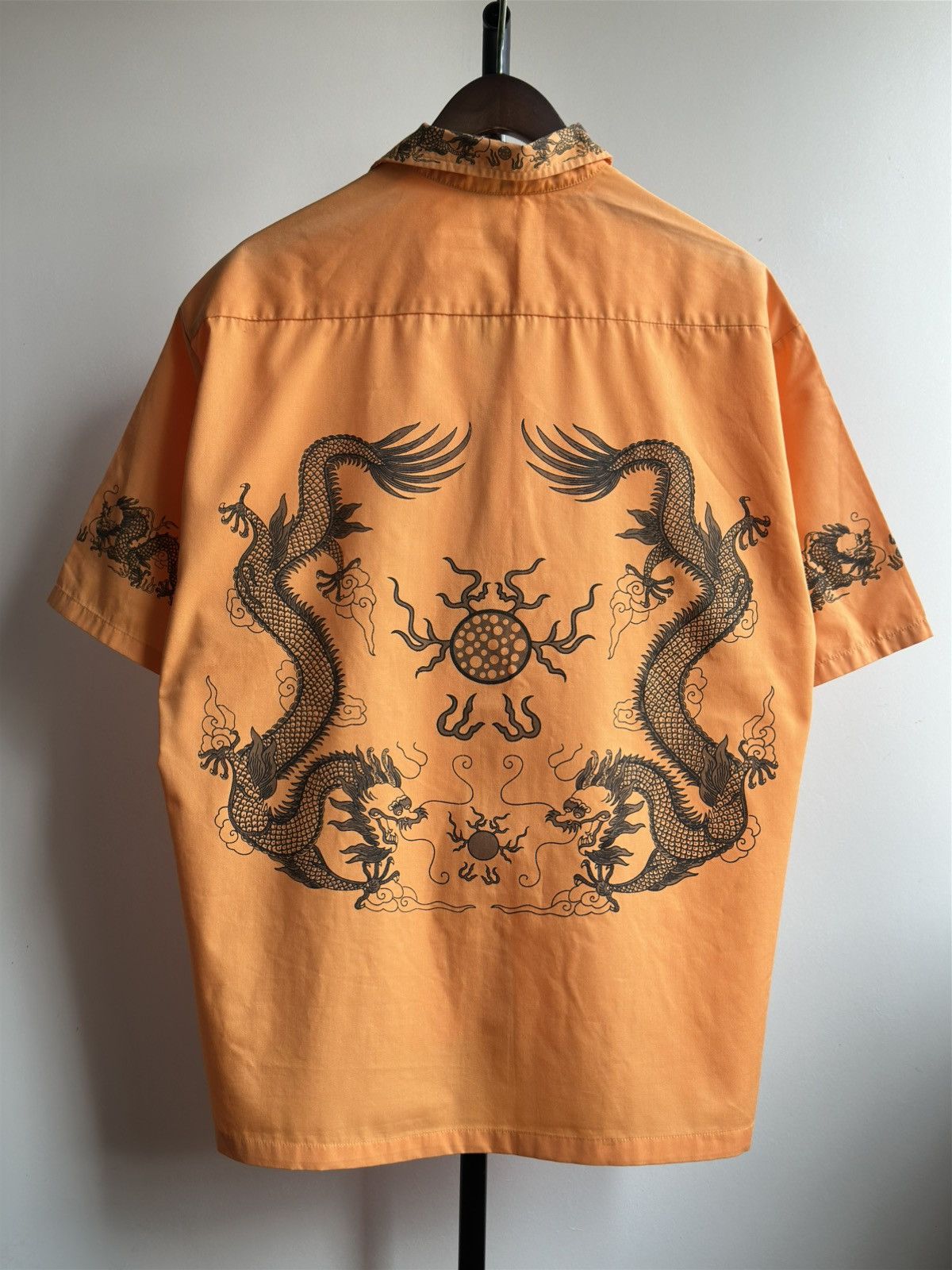 Japanese Brand Vintage Dragon Japanese Crazy Hawaiian Shirt All Over Print Size US XL / EU 56 / 4 - 5 Thumbnail