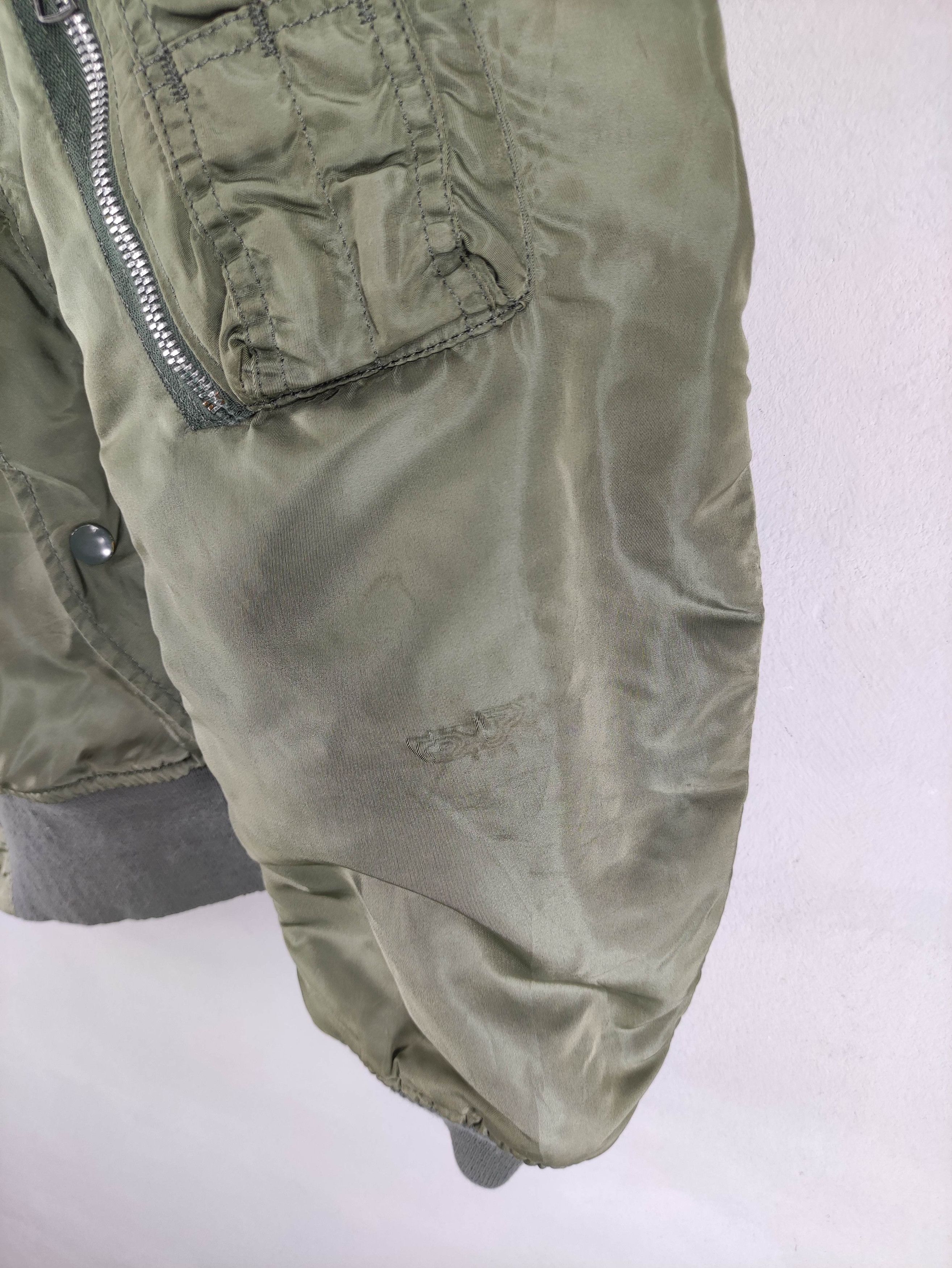 Alpha Industries Vintage Alpha Industries Ma-1 Bomber Jacket Reversible Size US XL / EU 56 / 4 - 4 Thumbnail