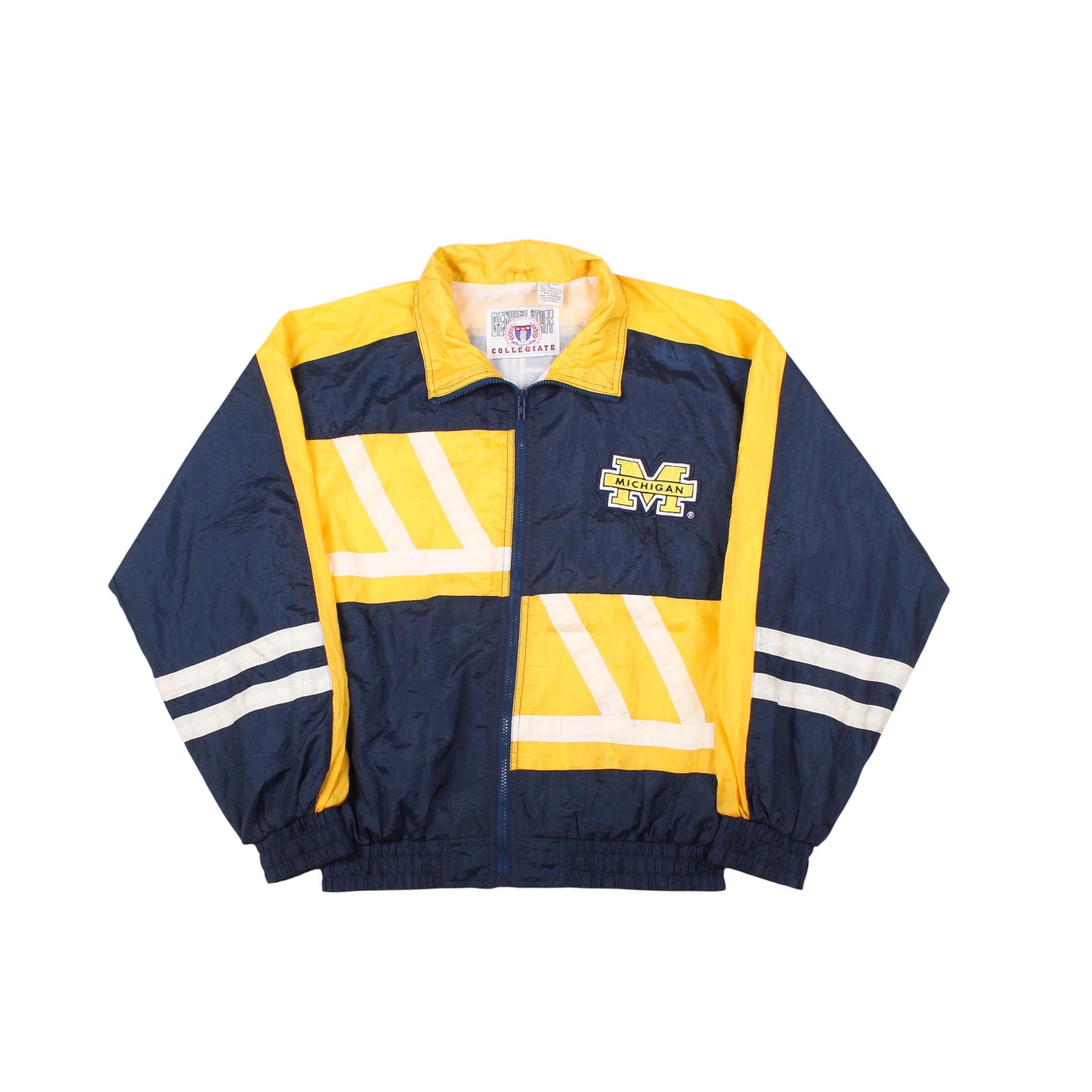NCAA Michigan Wolverines Jacket NCAA College 90s Windbreaker Size US M / EU 48-50 / 2 - 1 Thumbnail