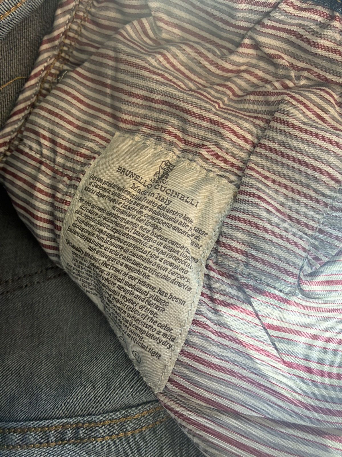 Loro Piana Brunello Cucinelli blue jeans w32 Size US 32 / EU 48 - 9 Thumbnail