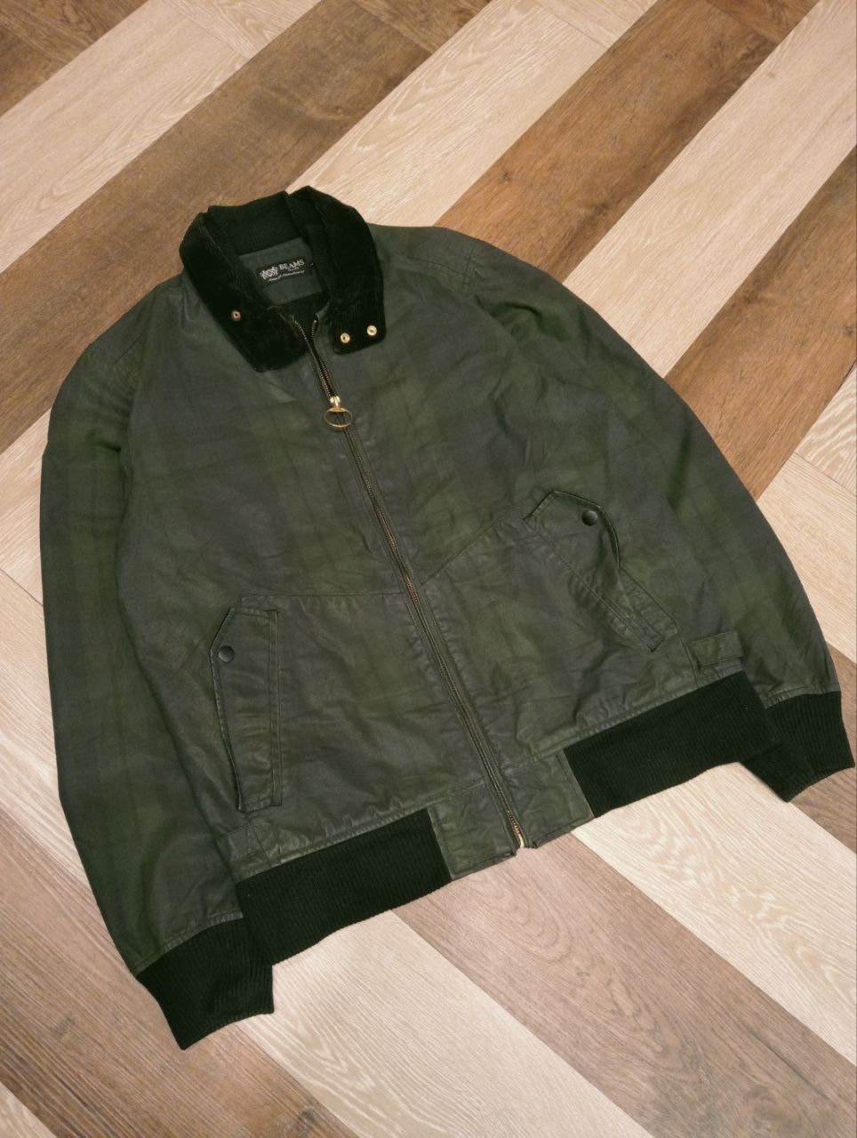 Beams Japan BEAMS JAPAN WAXED JACKET - SIZE L Size US L / EU 52-54 / 3 - 1 Thumbnail