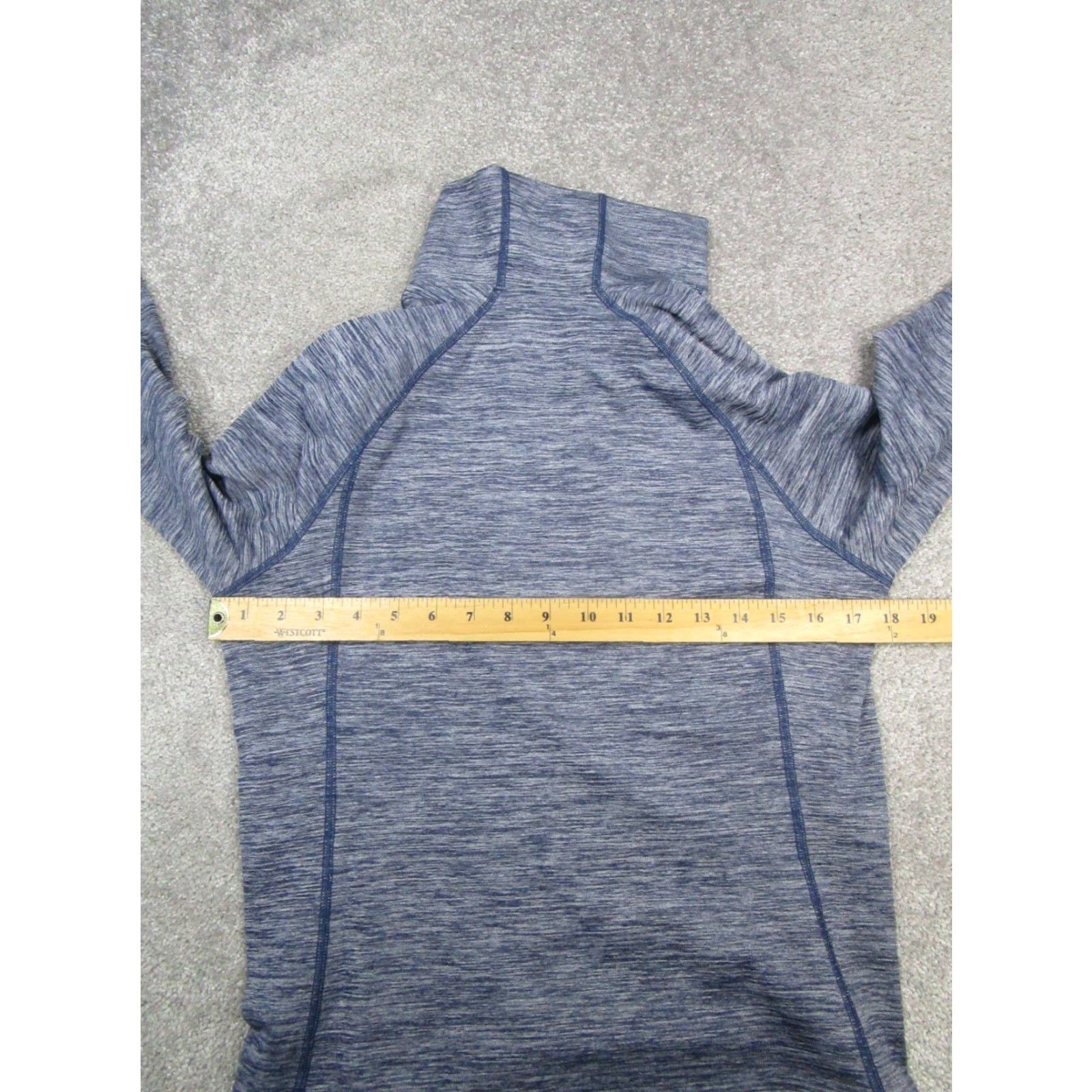 Under Armour Under Armour Pullover Sweatshirt Womens Medium Blue Running Fleece Mock Neck Athletic Regular Size M Logo Activewear Womens Size M / US 6-8 / IT 42-44 - 4 Thumbnail