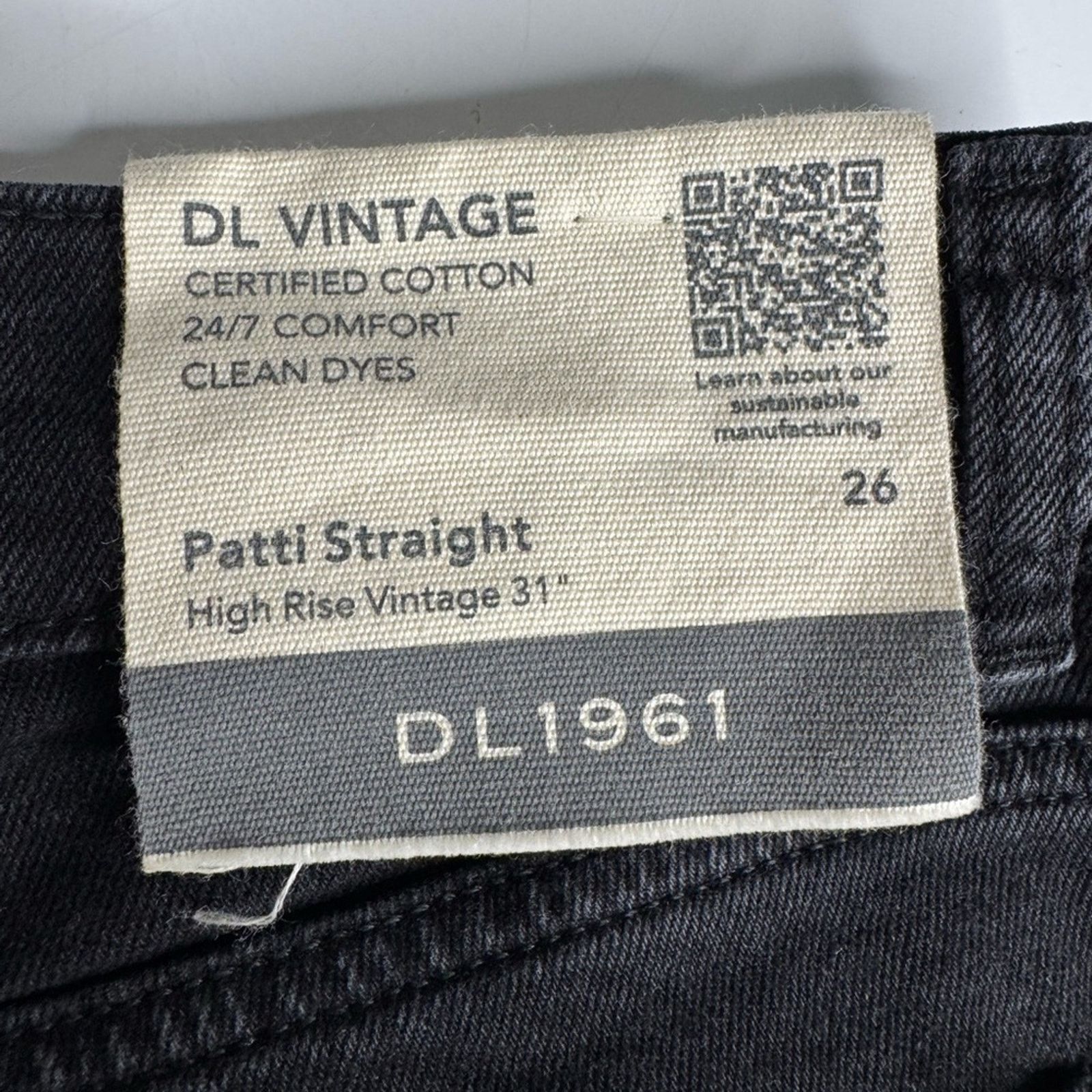DL1961 NWT DL1961 Patti Straight High Rise Vintage Size 26" / US 2 / IT 38 - 7 Thumbnail