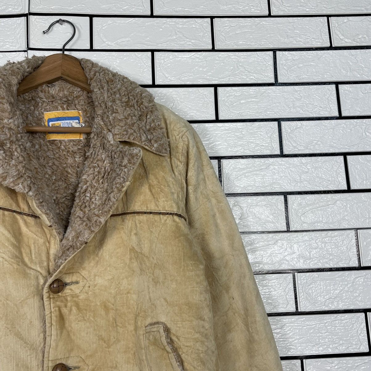 Other Vintage Giants Fleece Lined Faux Suede Shearling Coat Size US M / EU 48-50 / 2 - 5 Thumbnail