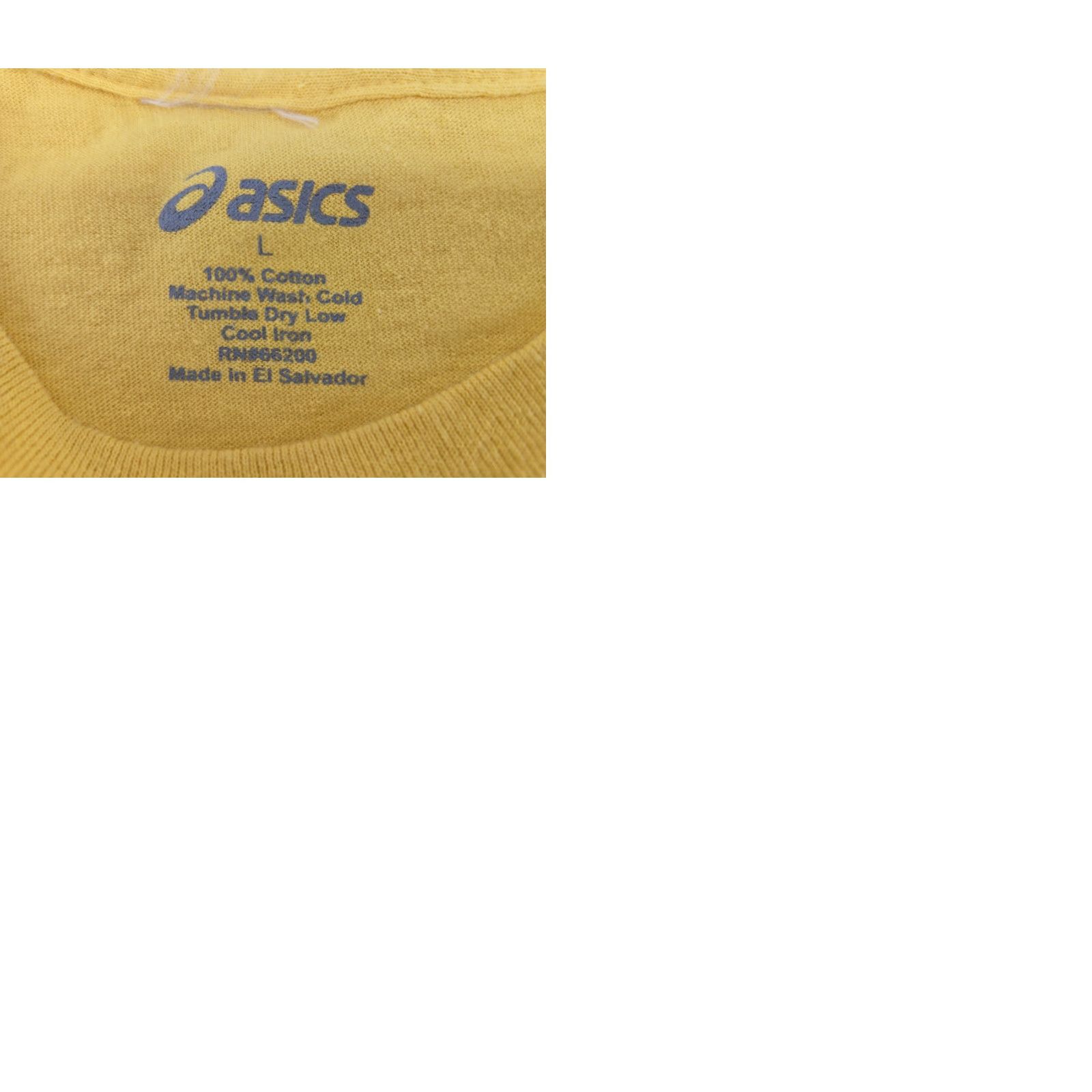 Asics ASICS Running with the Bulls 5K Run T-Shirt Mens L Yellow 2014 8/23/2014 Size US L / EU 52-54 / 3 - 9 Thumbnail