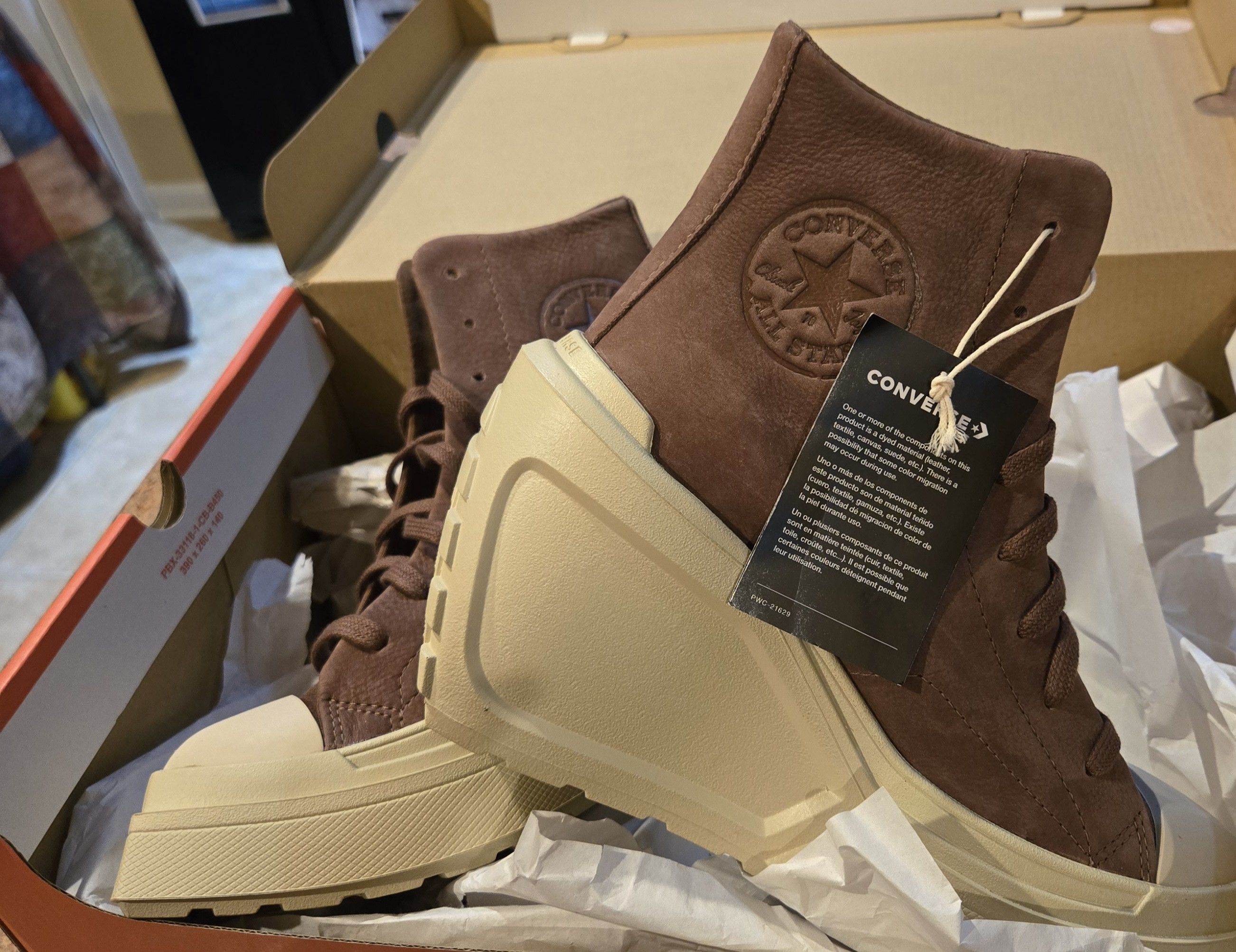 Converse Converse SQUARED Chuck 70 De Luxe Lug Wedge/Cushioned Size US 7 / IT 37 - 10 Thumbnail
