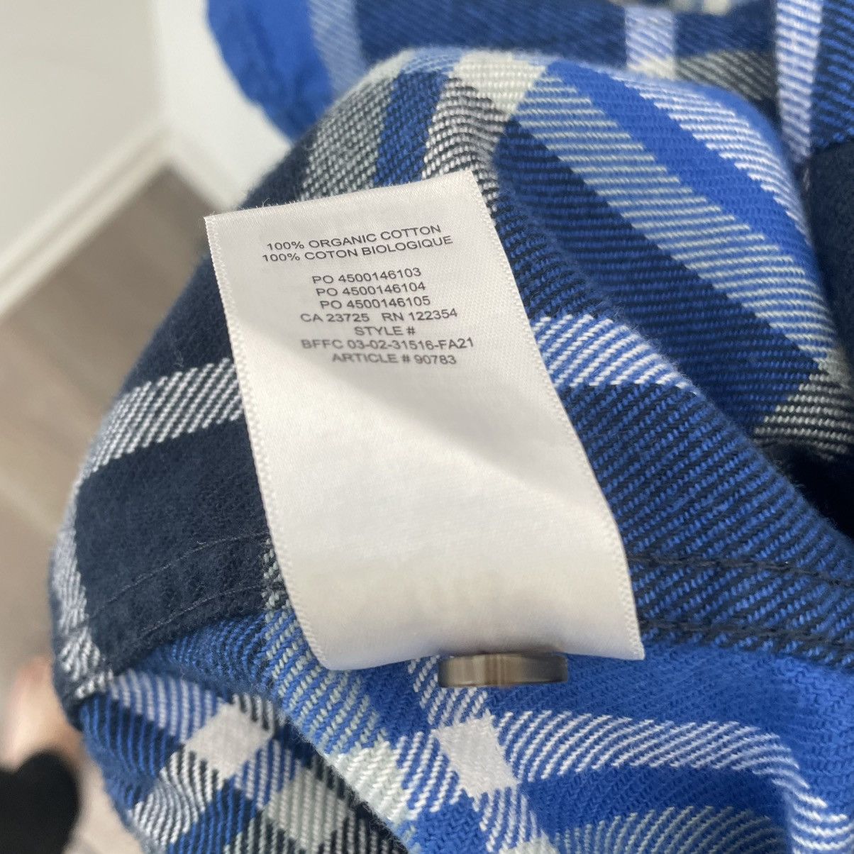 TNA Aritzia Tna Thick Plaid Flannel Oversized Blue Size 2 Size XS / US 0-2 / IT 36-38 - 5 Thumbnail