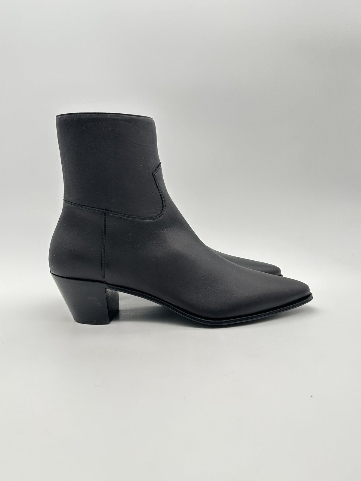 Celine Leather Ankle Boots. Size 40 Size US 7 / EU 40 - 3 Thumbnail