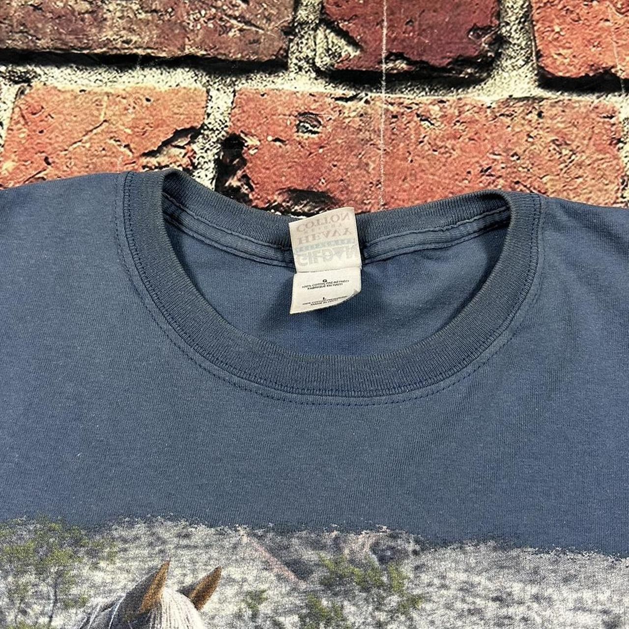 Gildan Vintage Thank You Jesus Tee Horse Y2K Religious Equestrian Size US L / EU 52-54 / 3 - 7 Thumbnail