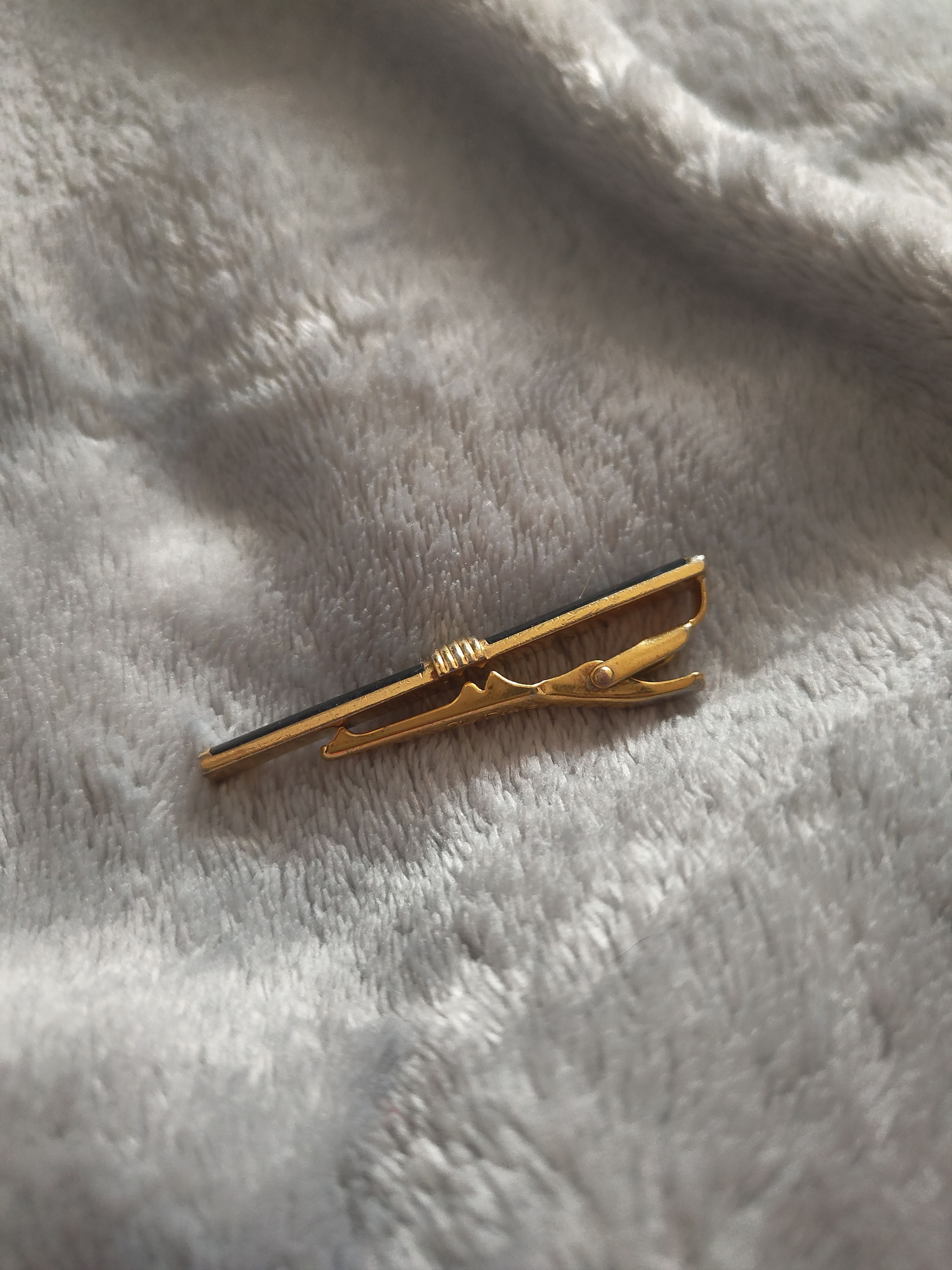 Dior Christian Dior Monsieur Vintage Black Enamel Tie Clip Size ONE SIZE - 2 Thumbnail