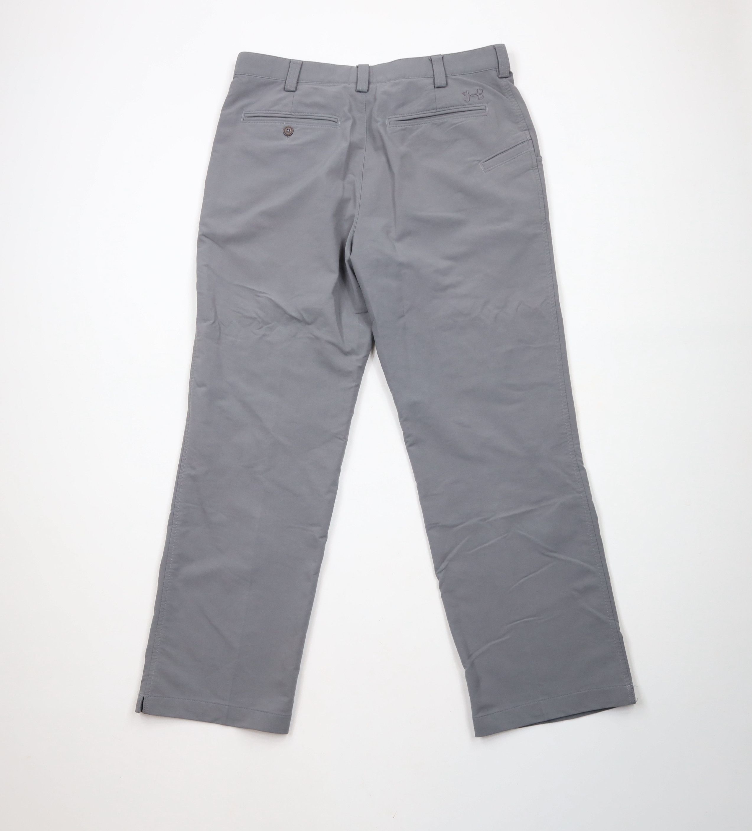 Under Armour × Vintage Under Armour Flat Front Tech Wide Leg Golfing Chino Pants Size US 34 / EU 50 - 9 Thumbnail