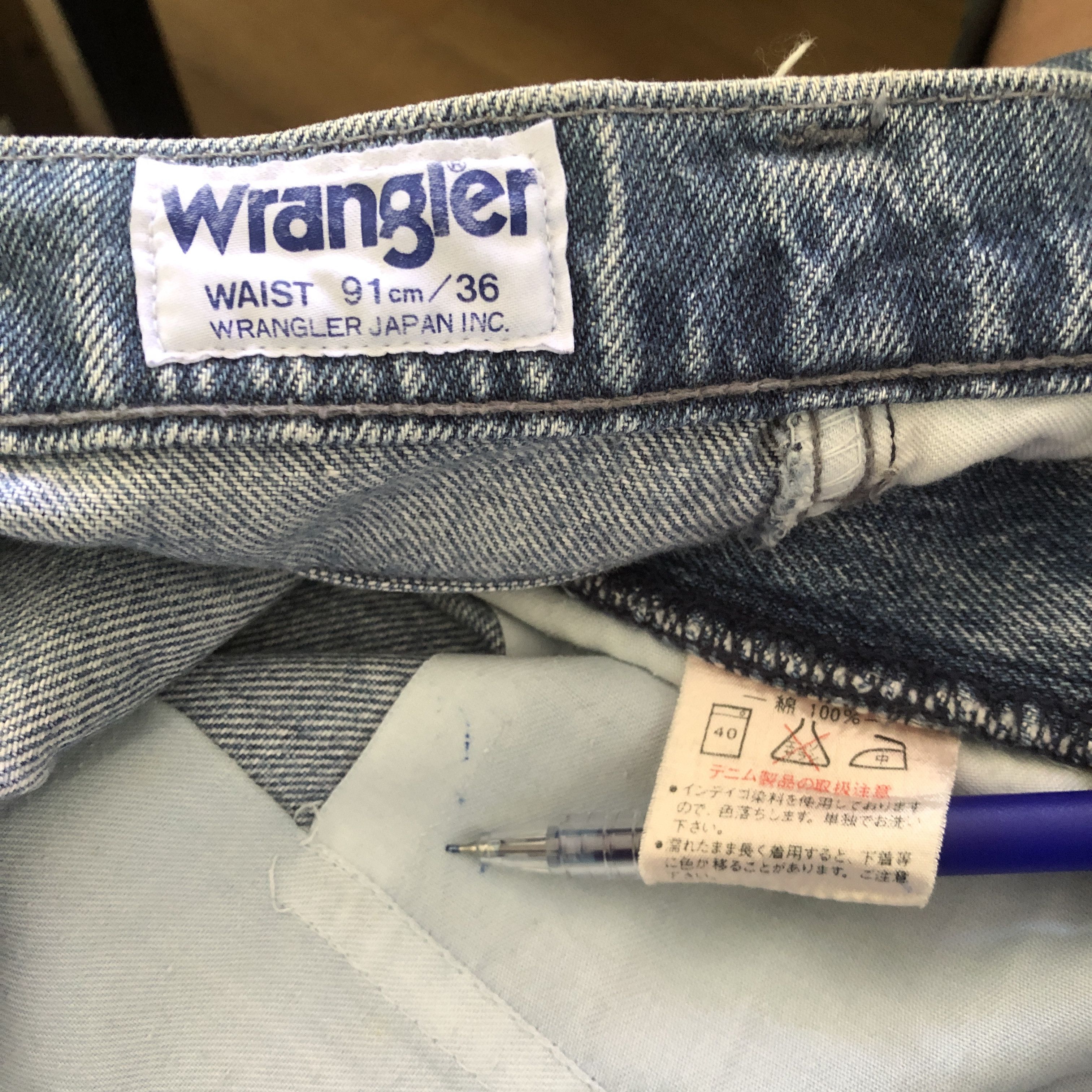 Wrangler Vintage Wrangler Faded Light Wash Japanese Jeans Denim Size US 34 / EU 50 - 6 Thumbnail