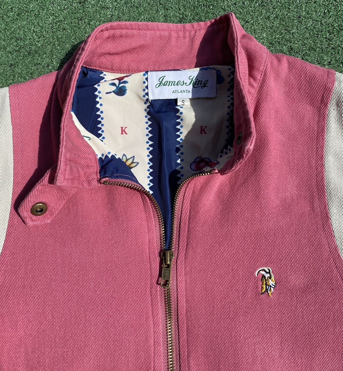Other James King Atlanta Spring Twill Club Jacket Goat Logo Size US S / EU 44-46 / 1 - 4 Thumbnail