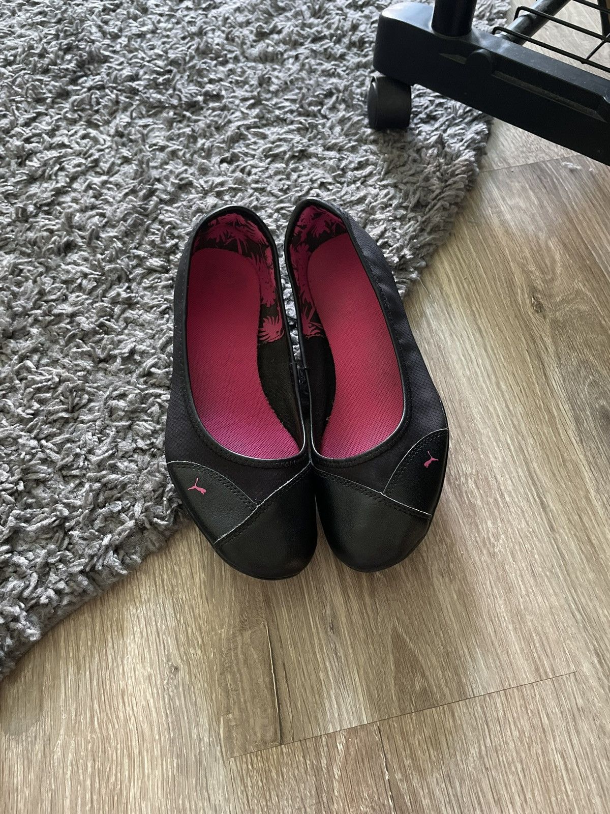 Puma × Vintage Vintage 00s Puma Ballet Flats Y2K Speedcat Princess Shoes Size US 7.5 / IT 37.5 - 2 Thumbnail
