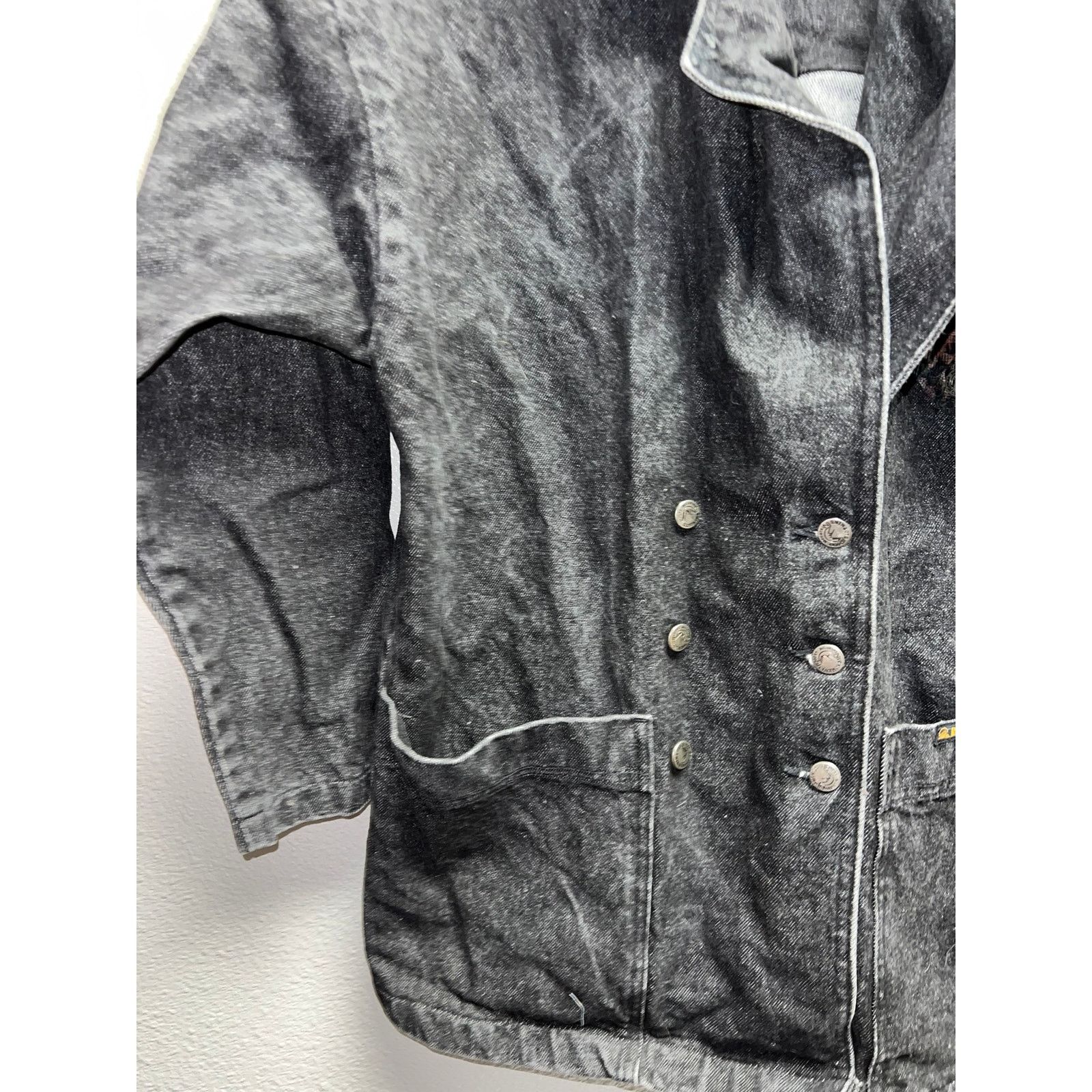 Vintage Vintage Rocky Mountain Denim Duster Coat Long Jacket Floral Size XL / US 12-14 / IT 48-50 - 5 Thumbnail