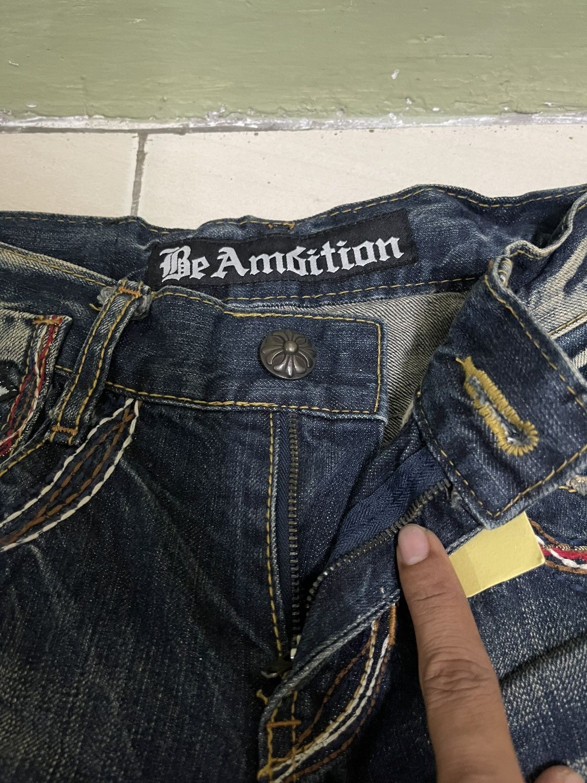 Japanese Brand Be Ambition skull edition Size US 30 / EU 46 - 4 Thumbnail
