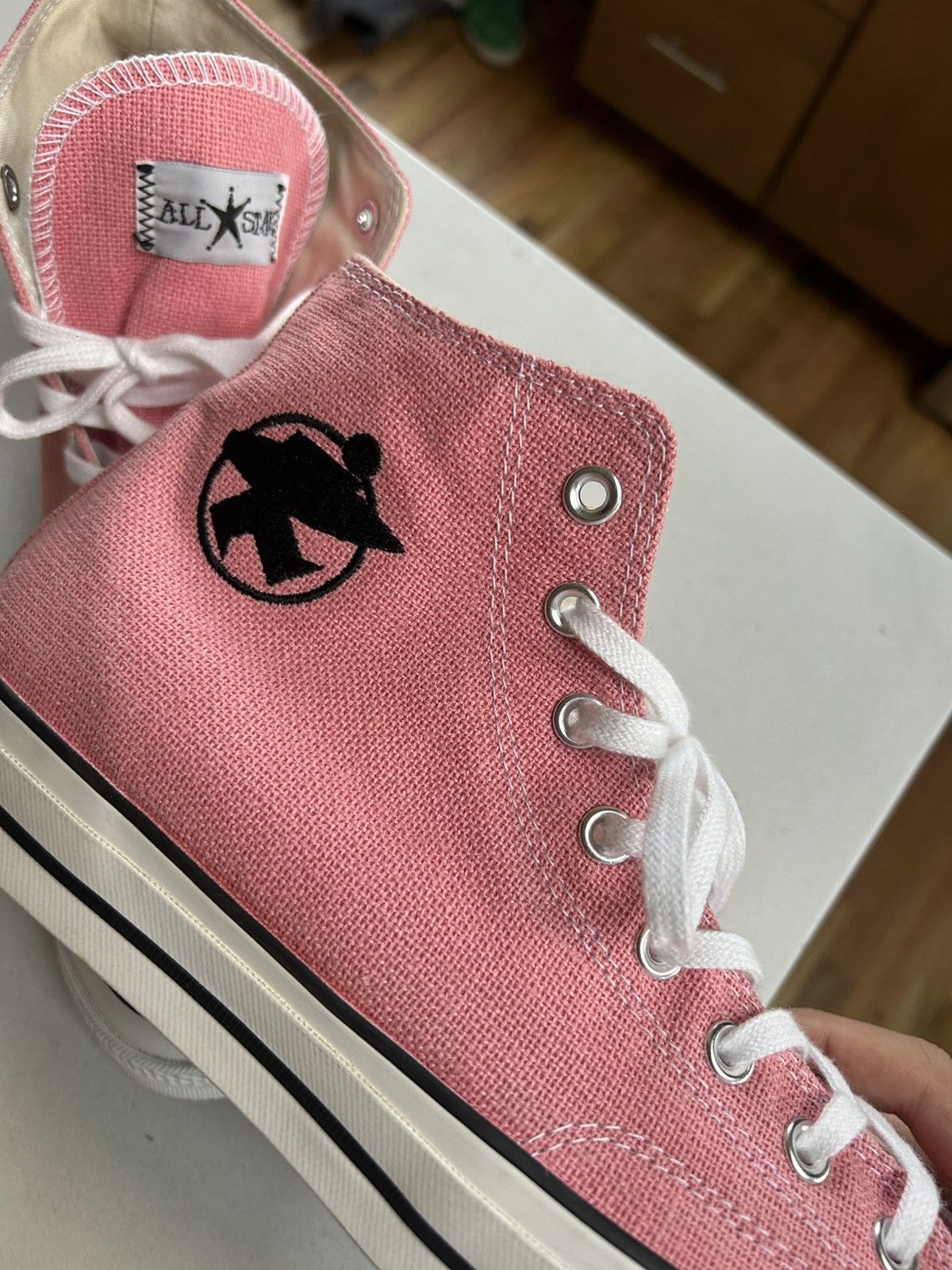 Converse × Stussy converse x stussy chuck 70 high surfman pink/black Size US 10.5 / EU 43-44 - 1 Thumbnail