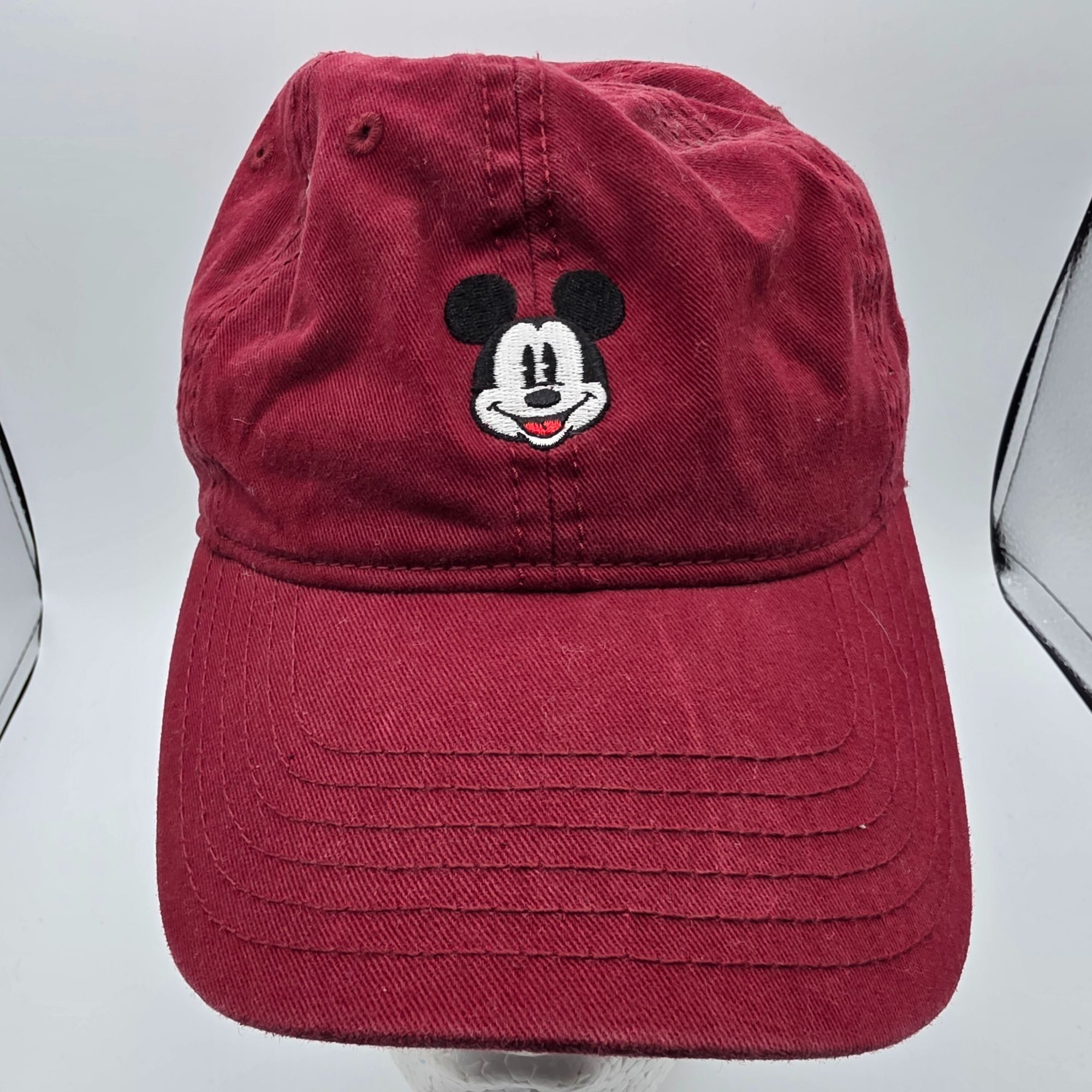 Disney Disney Mickey Mouse Adults Red Adjustable Baseball Cap Hat C Size ONE SIZE - 1 Thumbnail