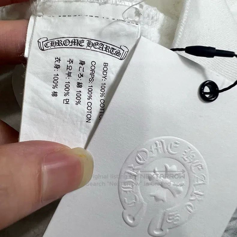 CHROME HEARTS Size L Zipper coat