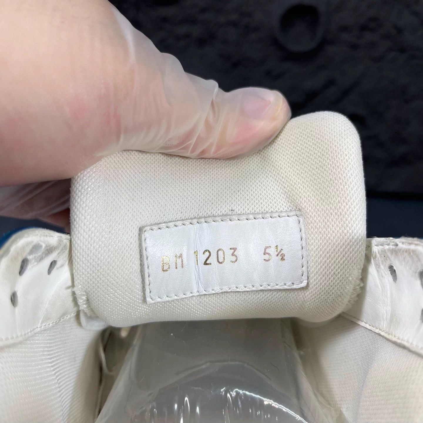 Louis Vuitton LV Trainer Blue White Denim UK5.5 95 New Minor Sole Wear Size US 5.5 / IT 35.5 - 7 Thumbnail