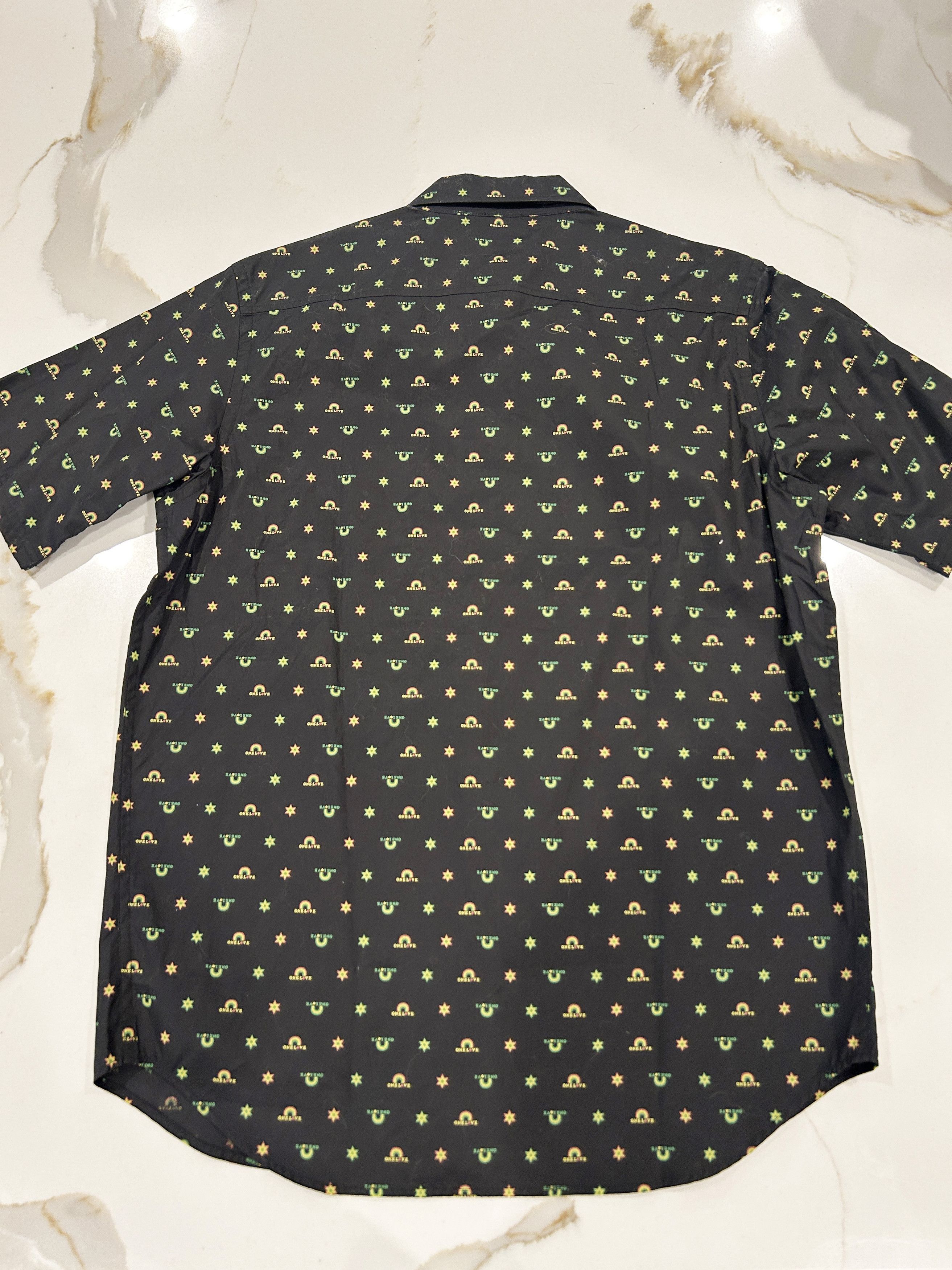 Stussy Rainbow Black Allover Shirt Size US L / EU 52-54 / 3 - 8 Thumbnail