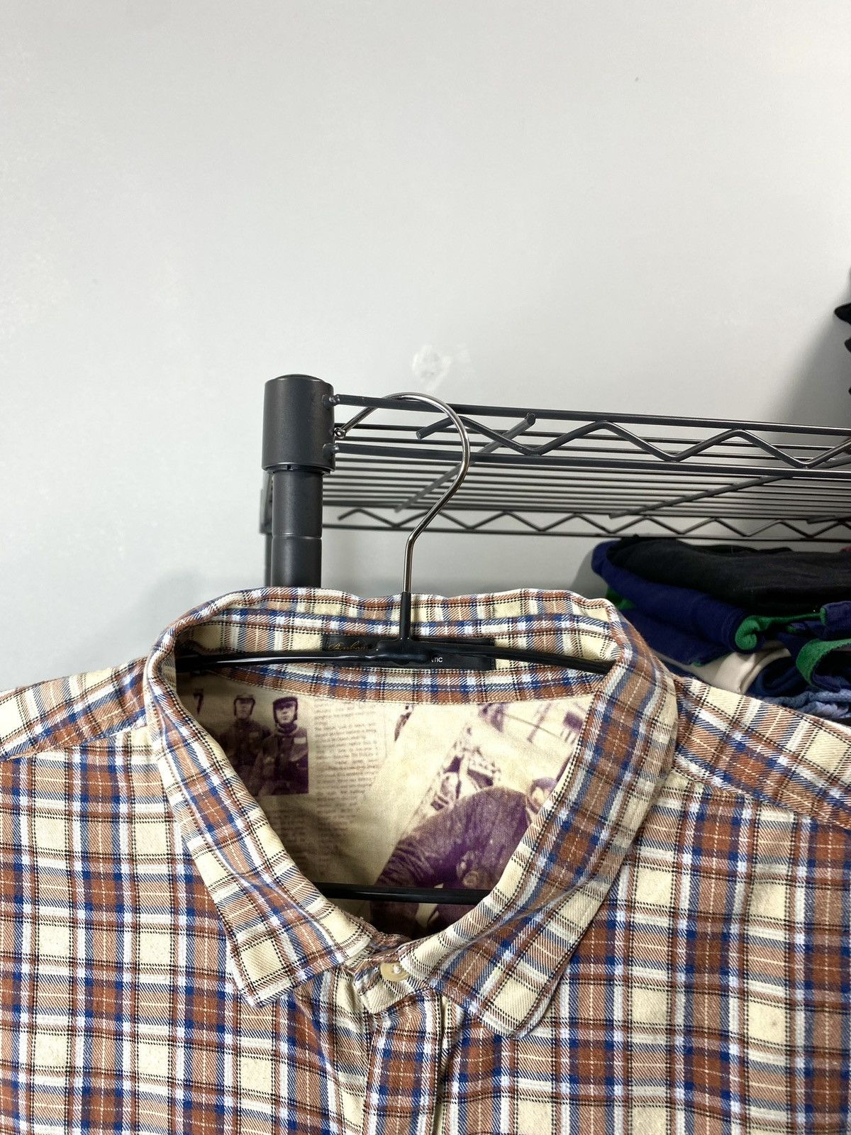 Barbour Vintage Barbour x Steve McQueen Flannel Shirt Harley Size US XXL / EU 58 / 5 - 7 Thumbnail