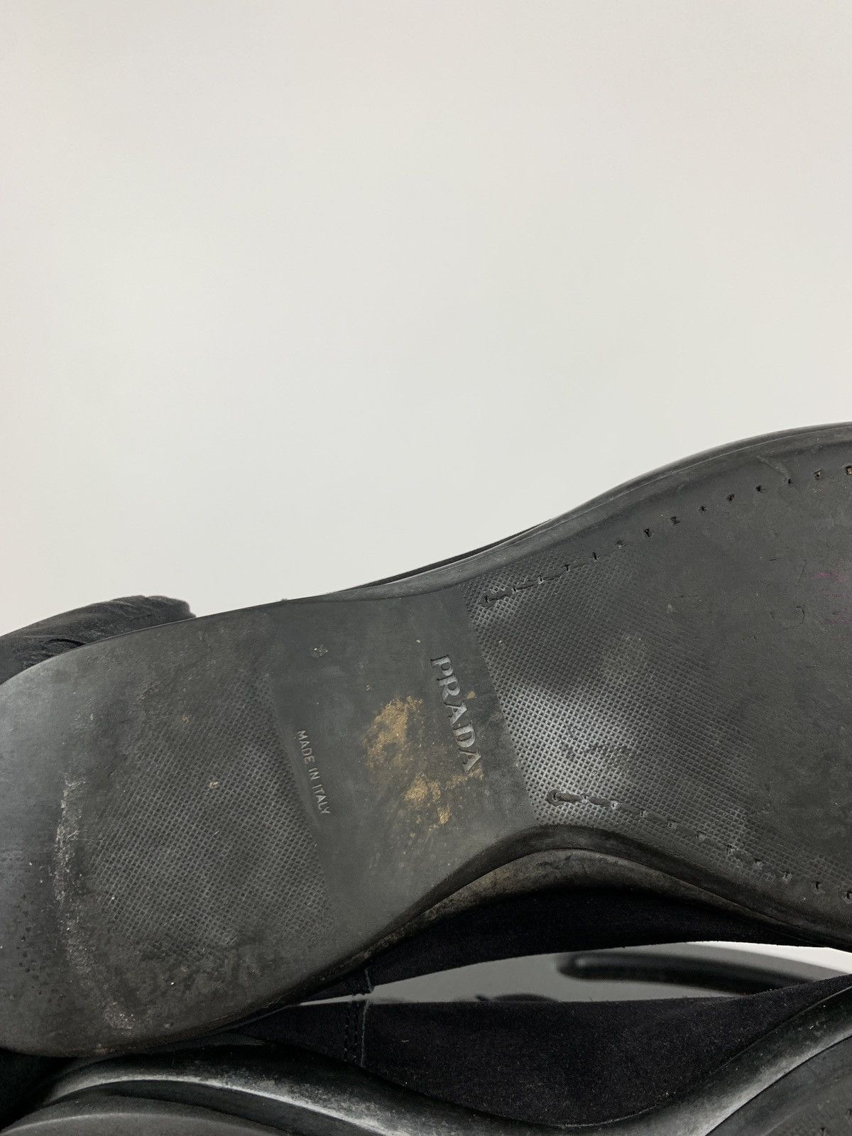 Prada Vintage Prada Black Leather Boots Size US 7 / EU 40 - 19 Thumbnail