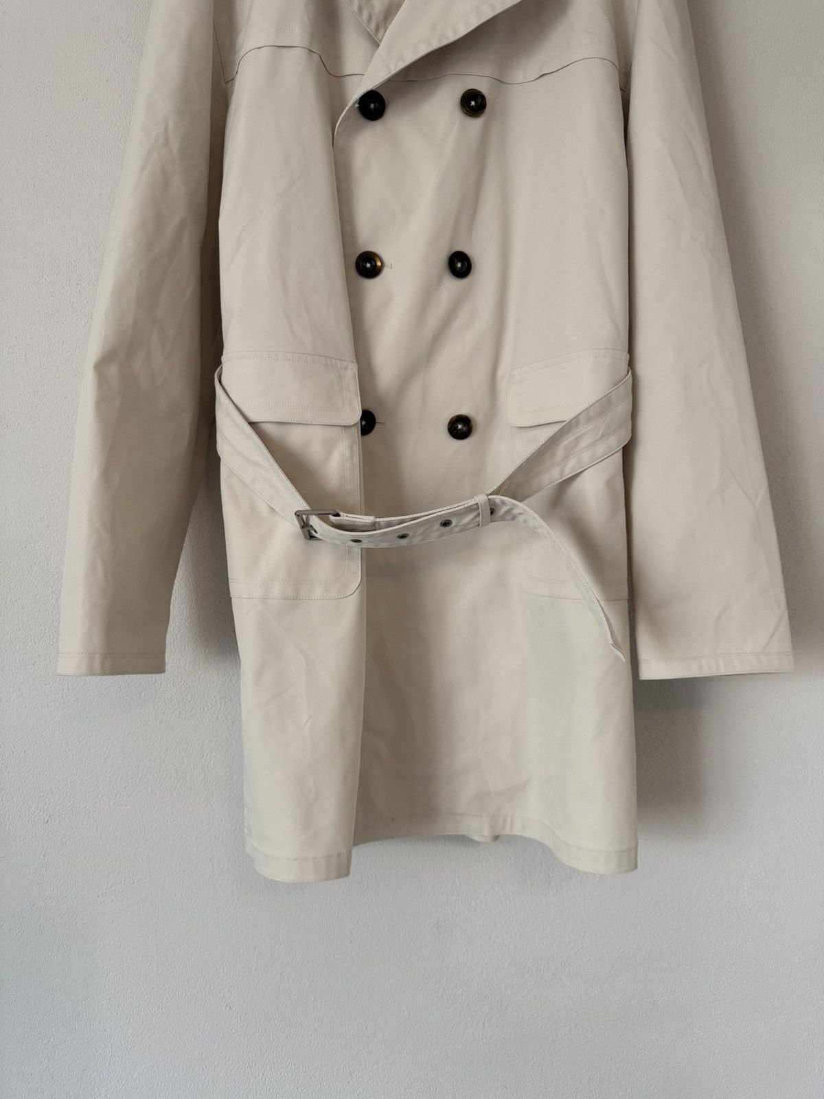Gucci Double-Breasted Trench Coat with Belt Size US L / EU 52-54 / 3 - 7 Thumbnail