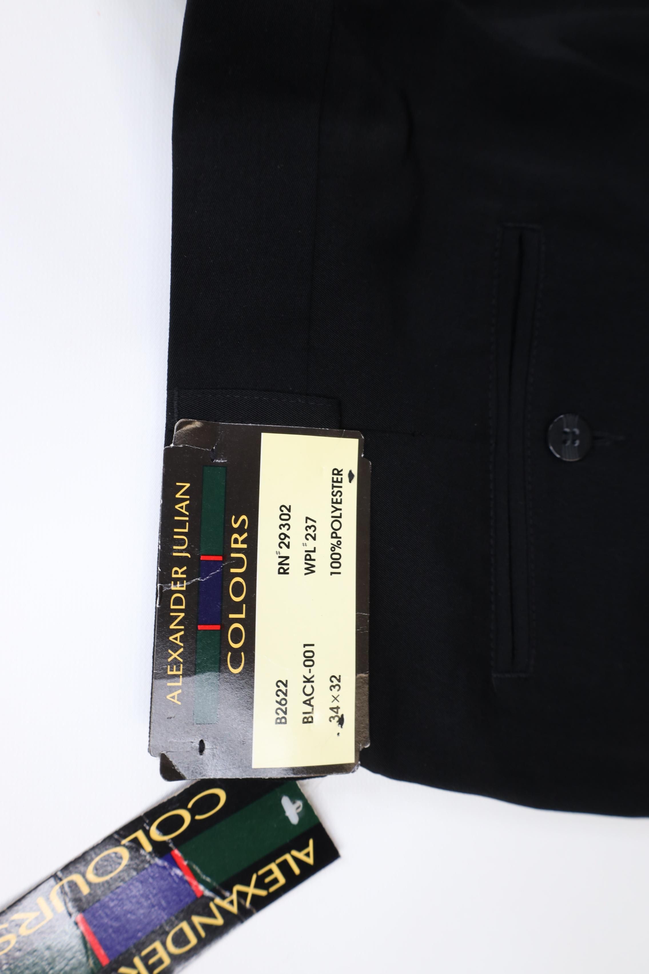 Vintage Deadstock Vintage 90s Streetwear Wide Leg Chino Pants Black Size US 34 / EU 50 - 16 Thumbnail