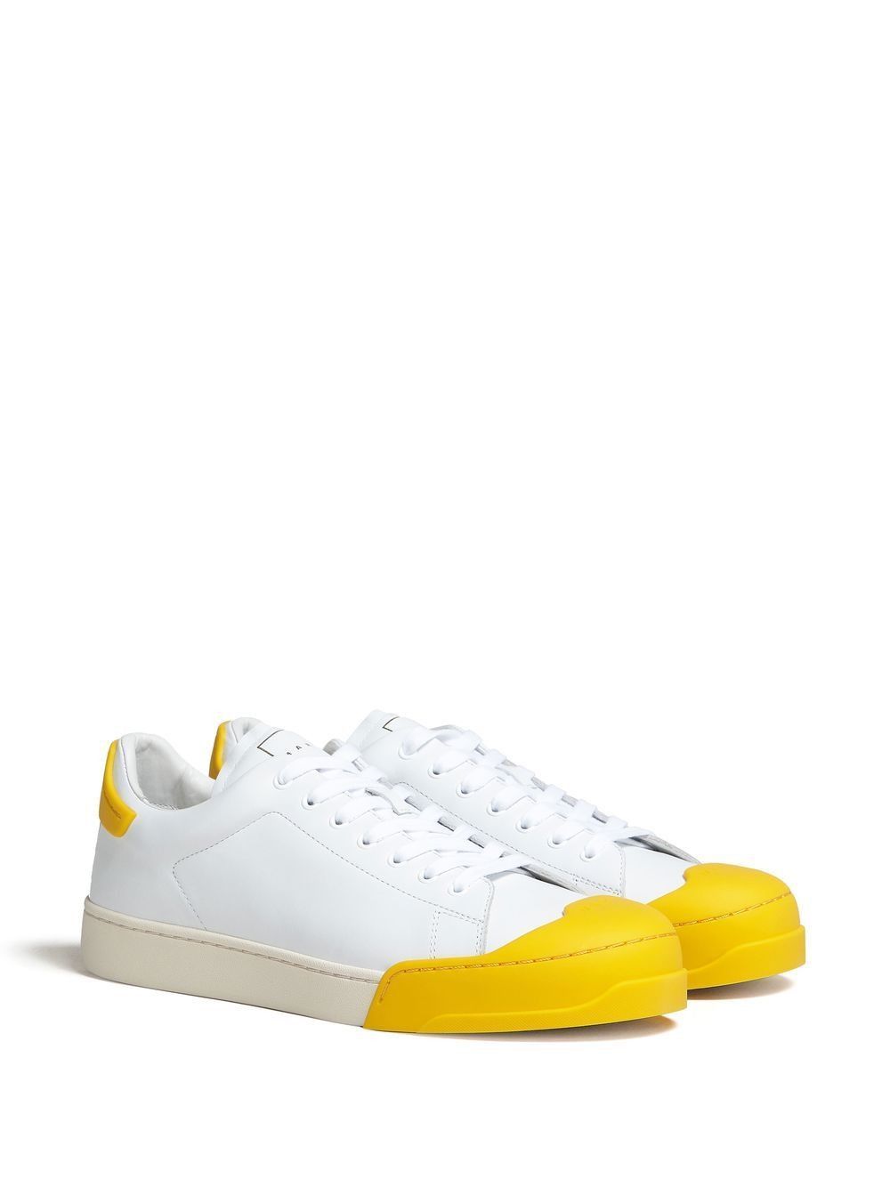 Marni o1w1db10125 Cap Low-Top Sneakers in White Size US 10 / IT 40 - 3 Thumbnail