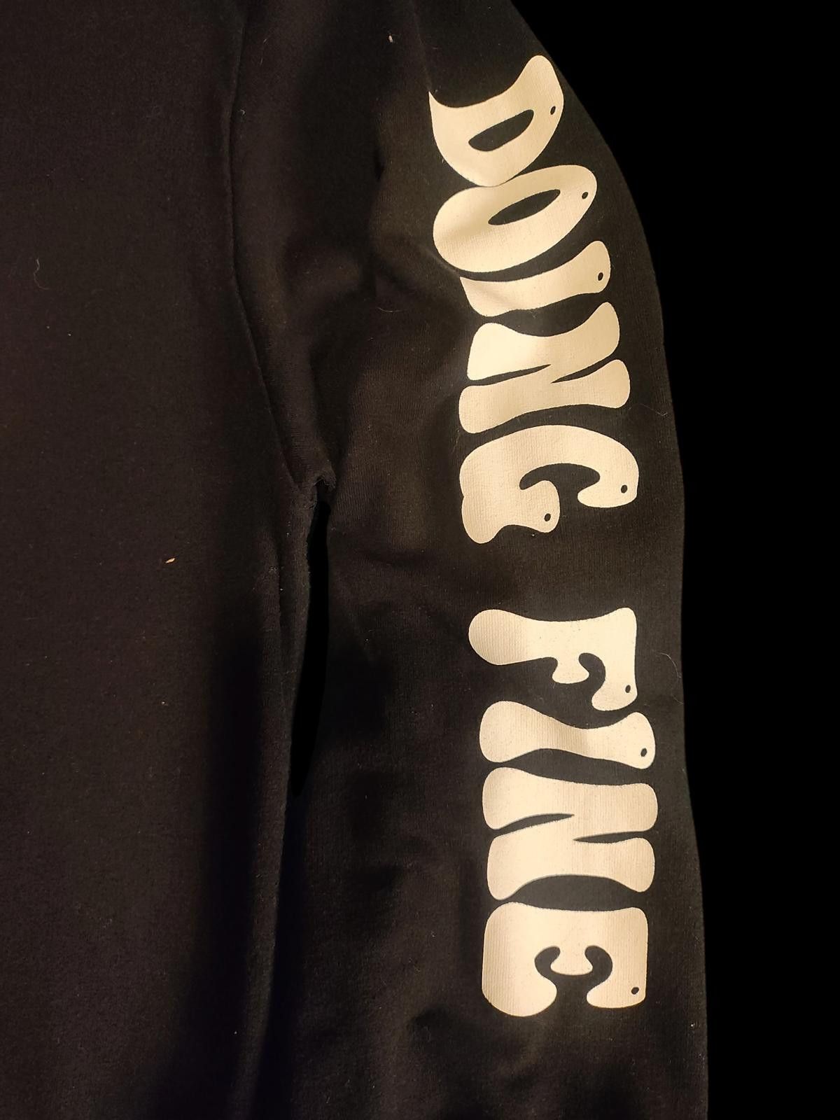 Designer Looney Tunes "Doing Fine" Black Sweatshirt XL Size XL / US 12-14 / IT 48-50 - 4 Thumbnail