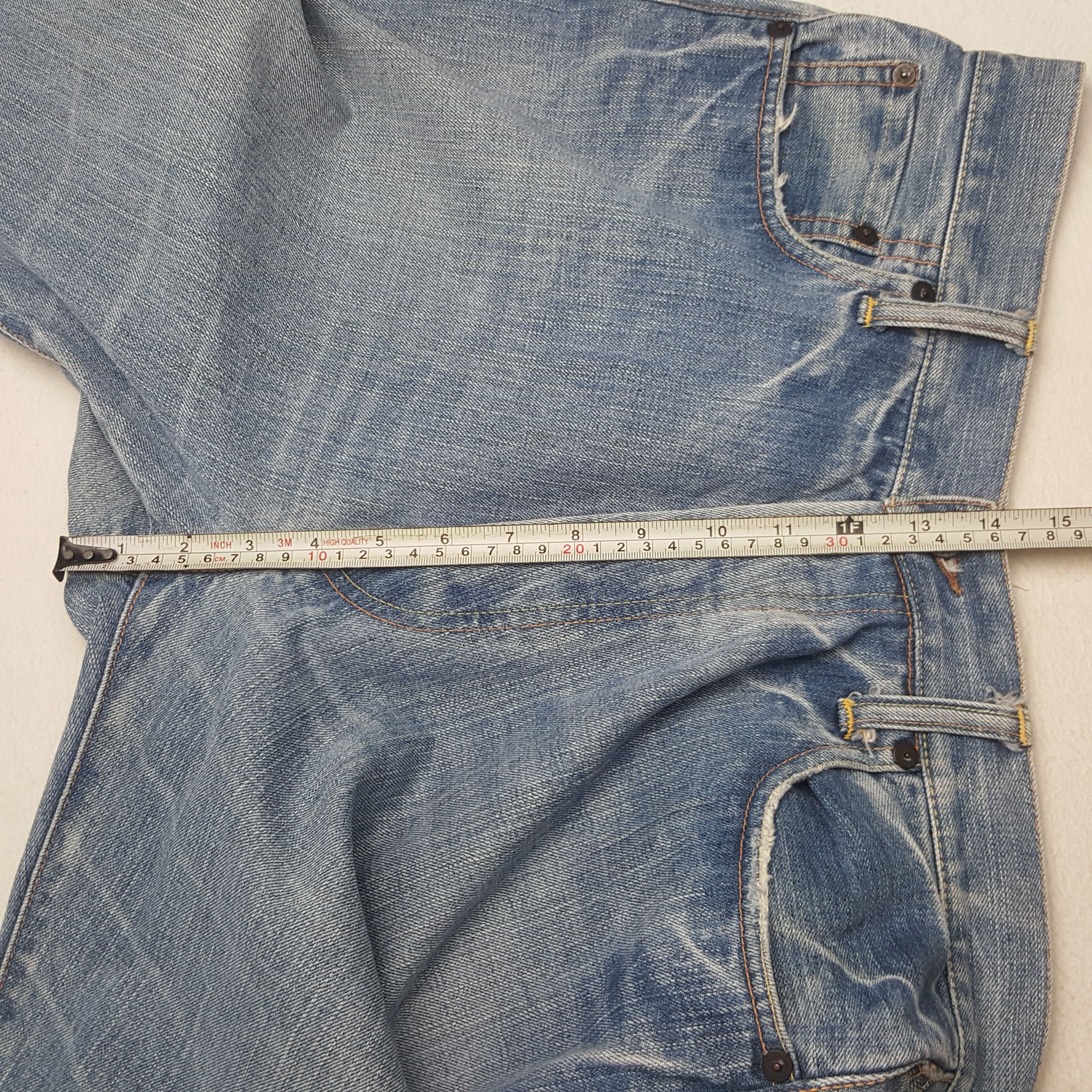 Evisu × Japanese Brand Vintage Evisu Custom Art Daicock Streetwear Denim Jeans Size US 32 / EU 48 - 8 Thumbnail