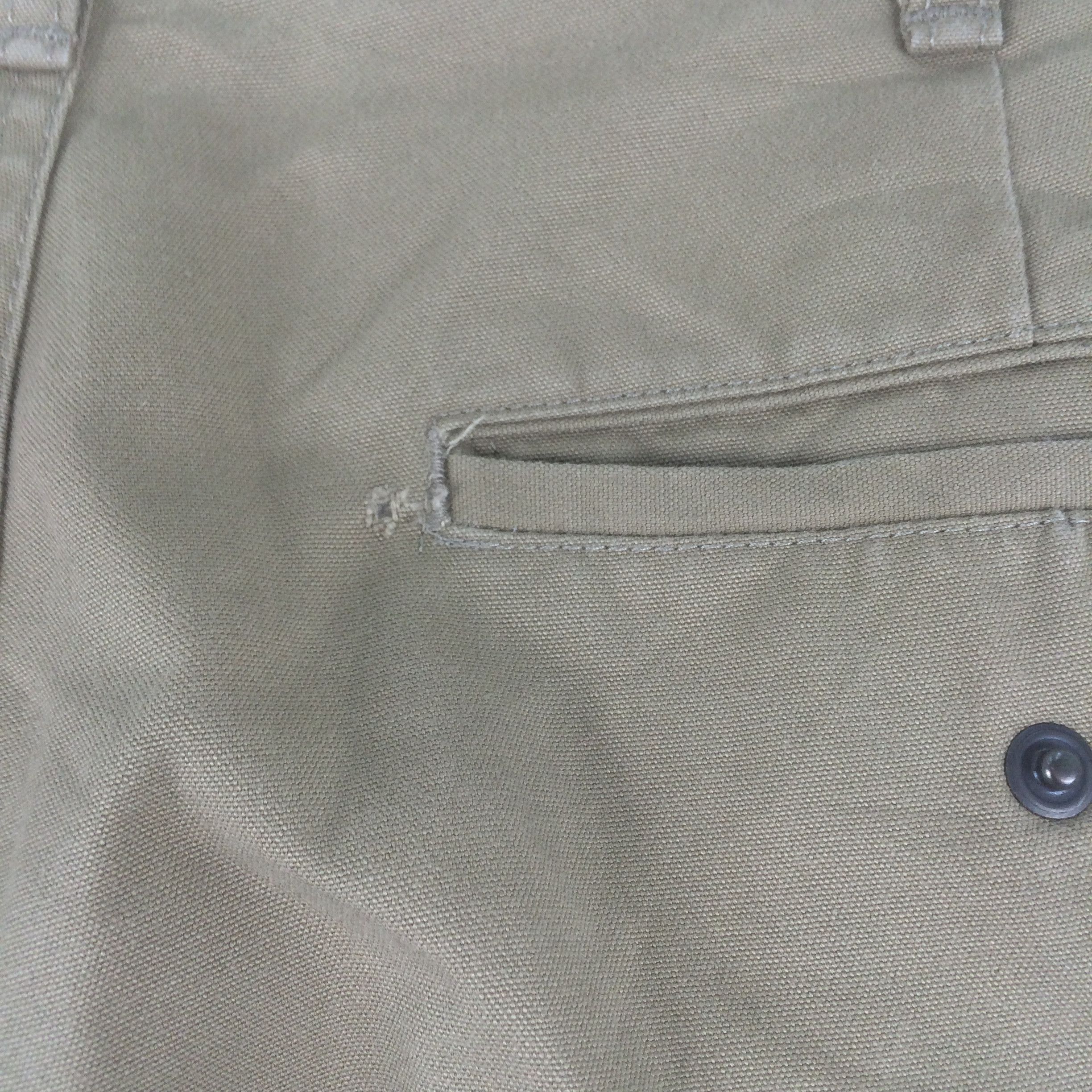 Blue Blue Japan × Designer × Japanese Brand X222 JAPAN MADE BLUE WAY COMPANY CARGO CROPPED PANTS Size US 34 / EU 50 - 5 Thumbnail