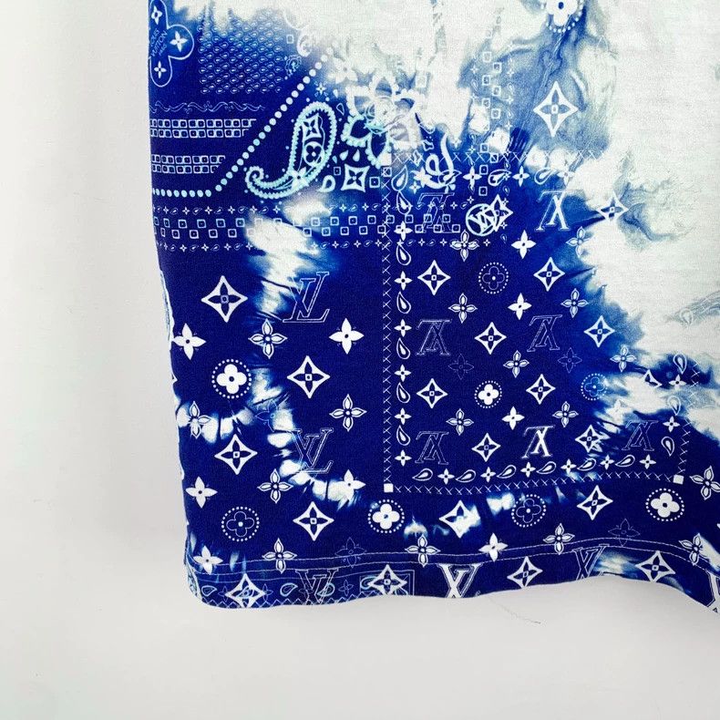 Louis Vuitton Louis Vuitton 22 blue logo presbyopic cotton crewneck shor Size US S / EU 44-46 / 1 - 4 Thumbnail