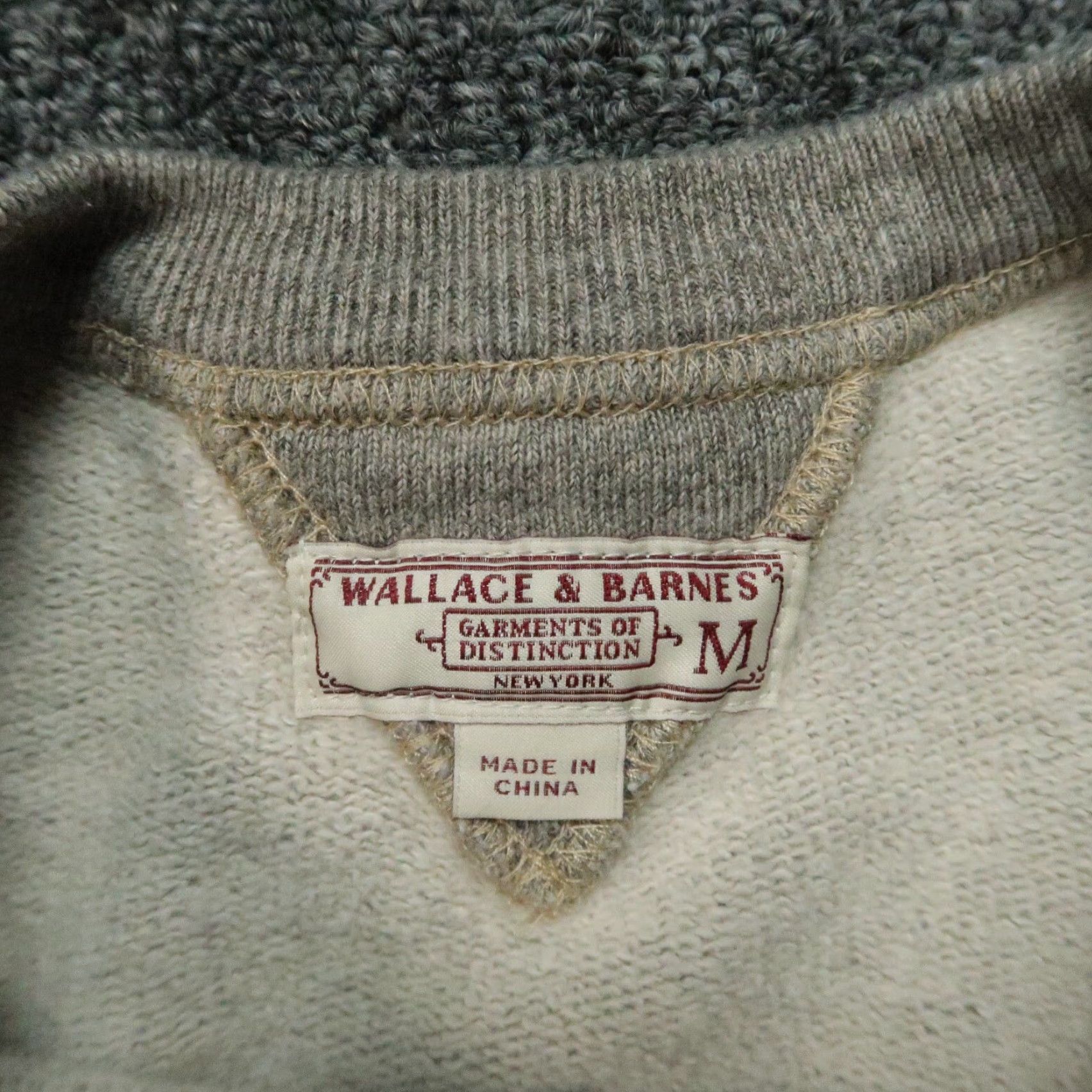 Wallace & Barnes Wallace & Barnes Sweatshirt Mens M Gray Raglan Crew Pullover Sweater J Crew Size US M / EU 48-50 / 2 - 3 Thumbnail
