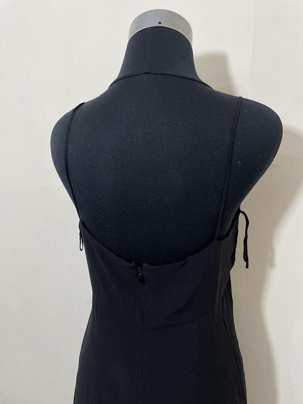 Chanel 2000s Chanel Black Silk Sheer Maxi Slip Dress Hysteric Loro Size M / US 6-8 / IT 42-44 - 6 Thumbnail