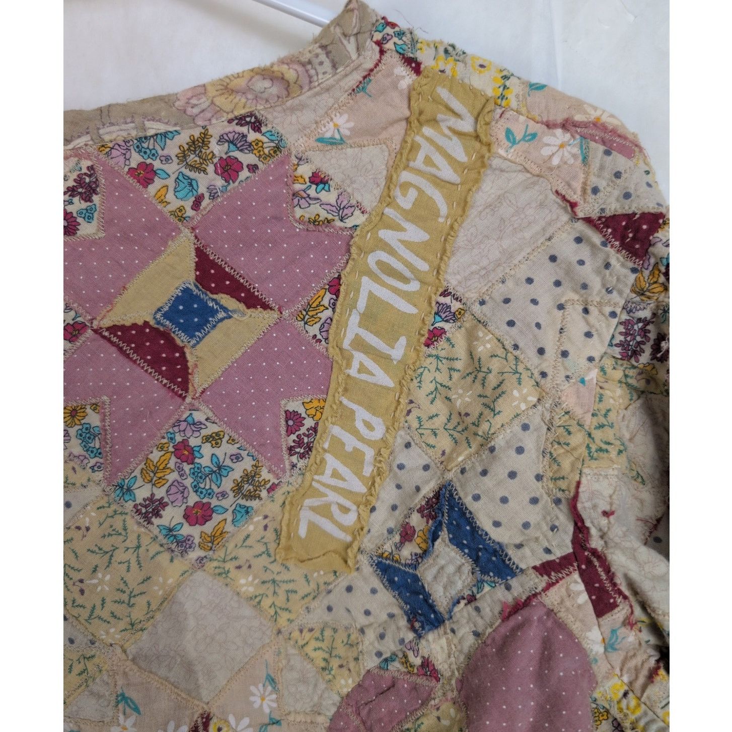 Magnolia Pearl Magnolia Pearl Luisa patchwork quilt jacket Cotton One Size Size ONE SIZE - 8 Thumbnail