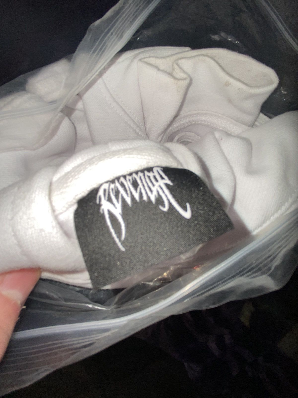 Revenge Revenge juice wrld white collage hoodie Size US L / EU 52-54 / 3 - 5 Thumbnail