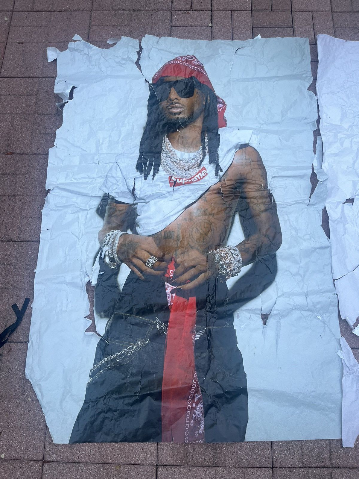 Supreme Supreme Playboi Carti Poster BIG (2 IN HAND) Size ONE SIZE - 3 Thumbnail