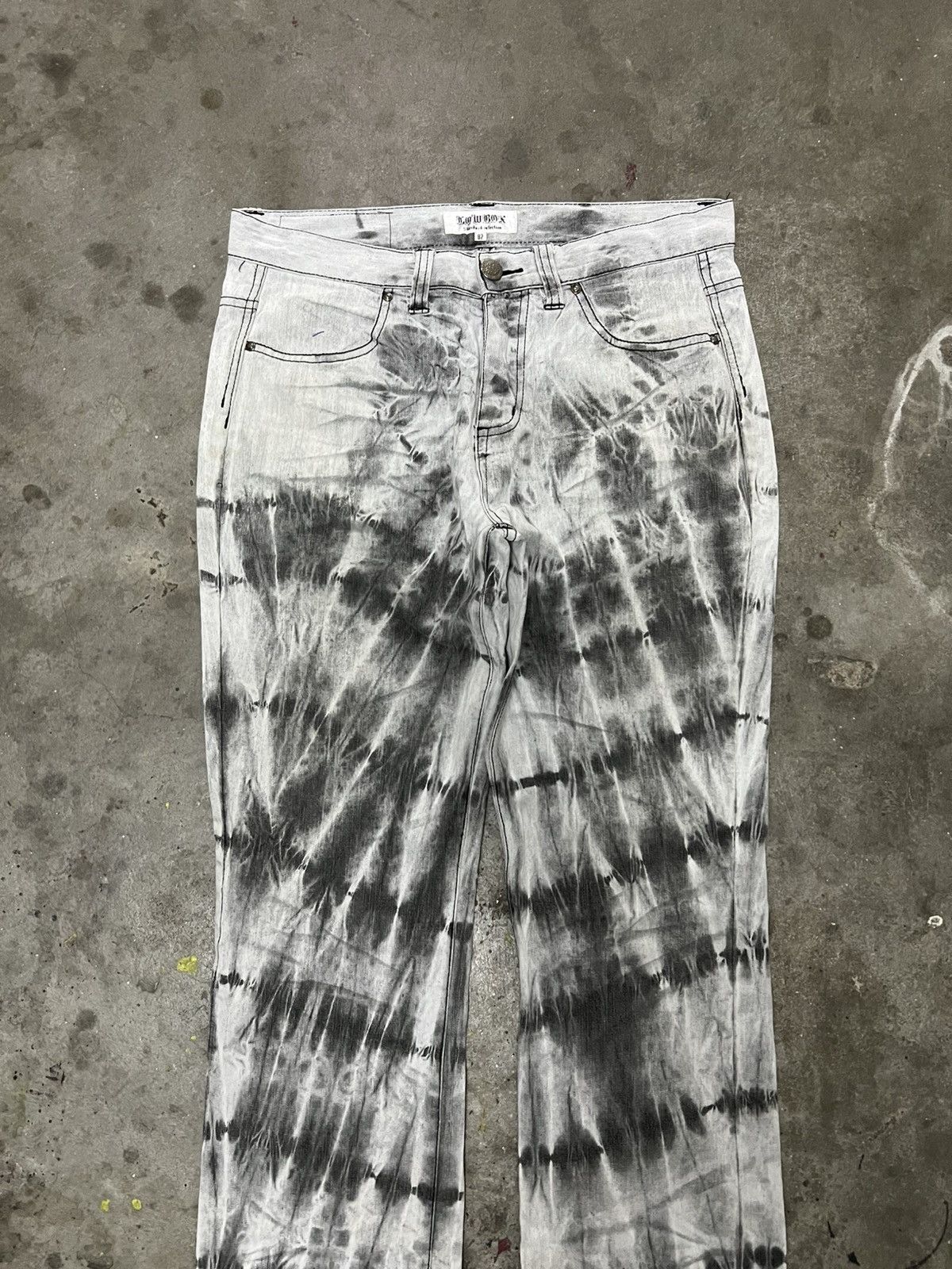 Designer × Japanese Brand × Vintage LOW BOX ACID WASH PANT Size US 30 / EU 46 - 3 Thumbnail