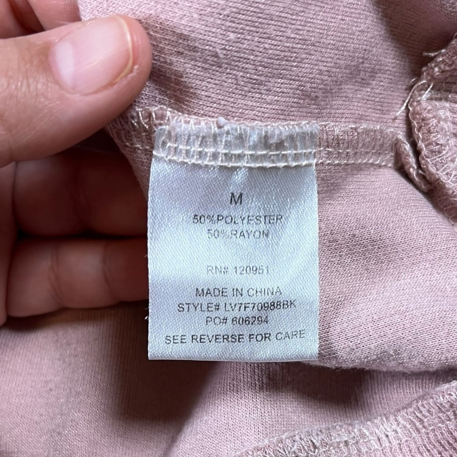 Other Olive+Oak Pink Sweater Women's M Flare Sleeves V/Crew Neck Size M / US 6-8 / IT 42-44 - 6 Thumbnail
